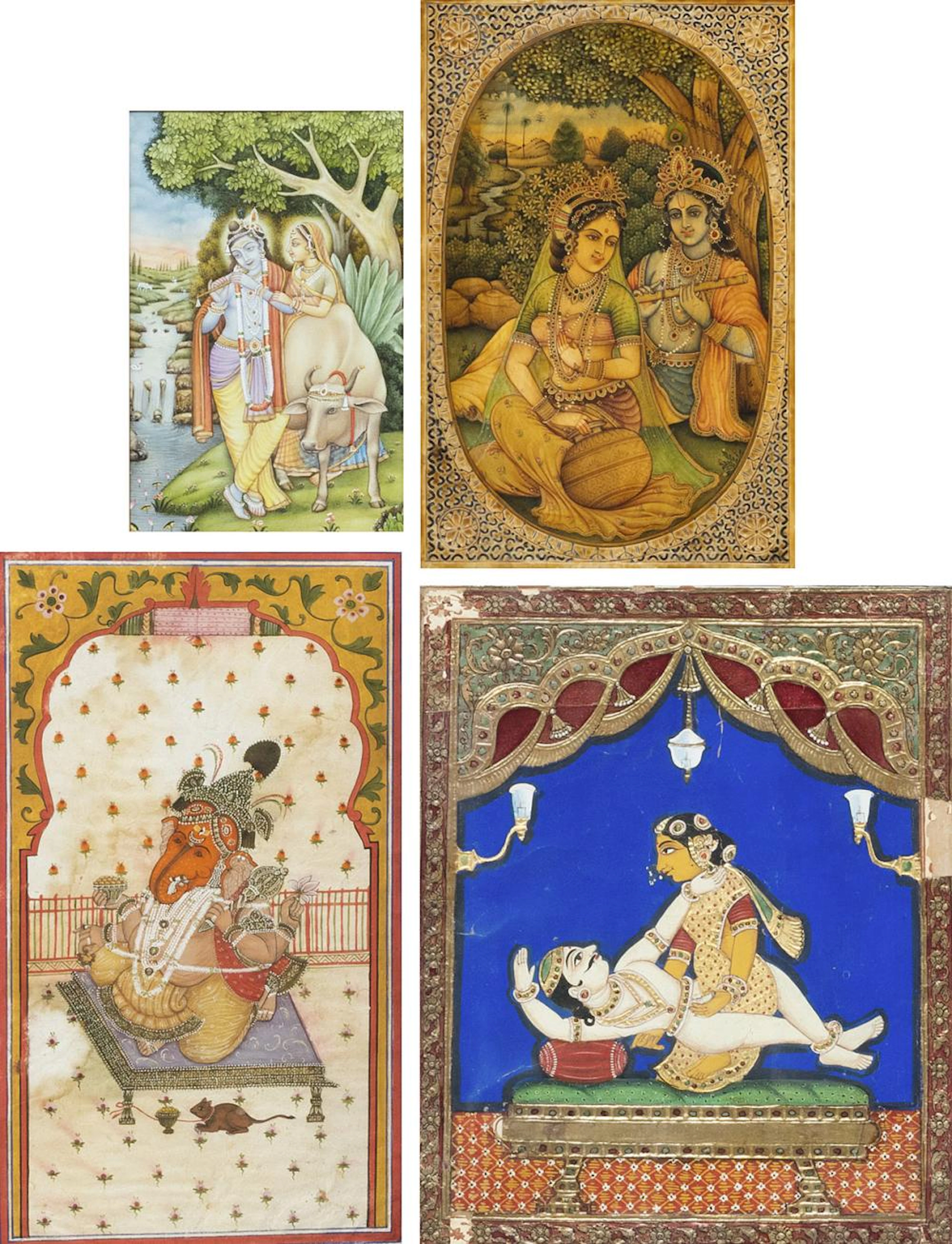FOUR PAINTINGS