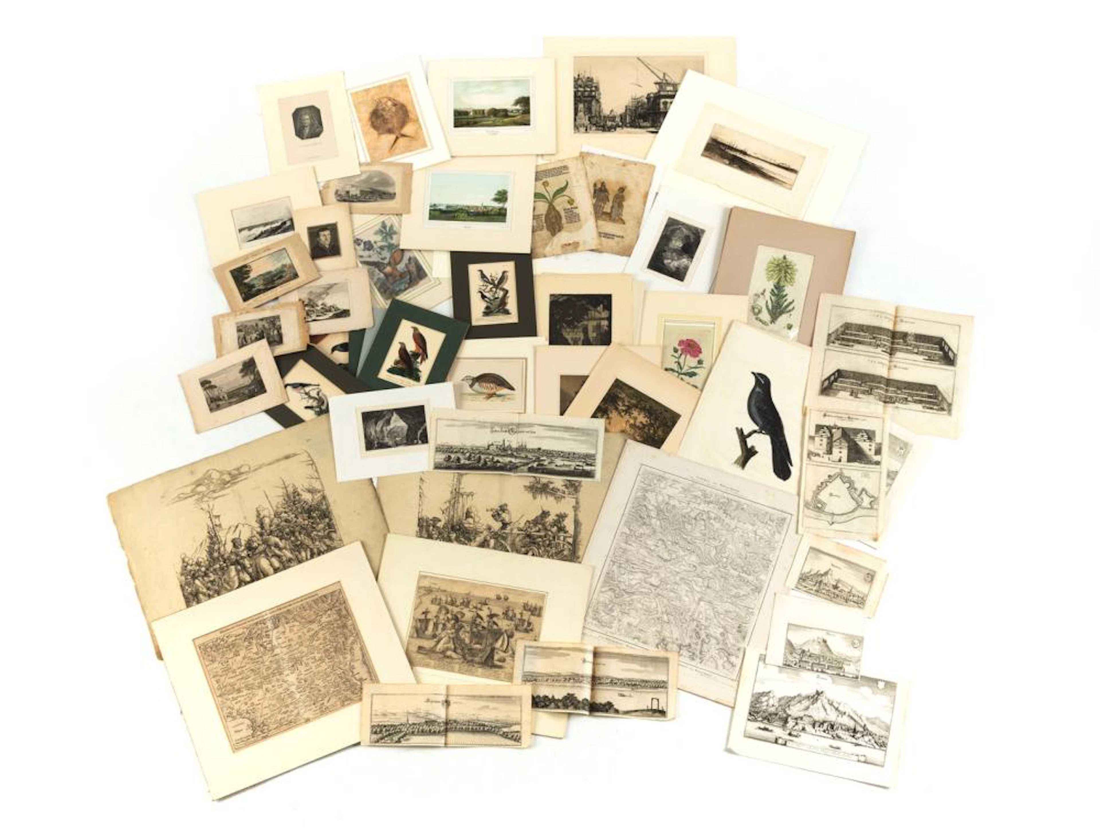 A mixed lot of decorative prints