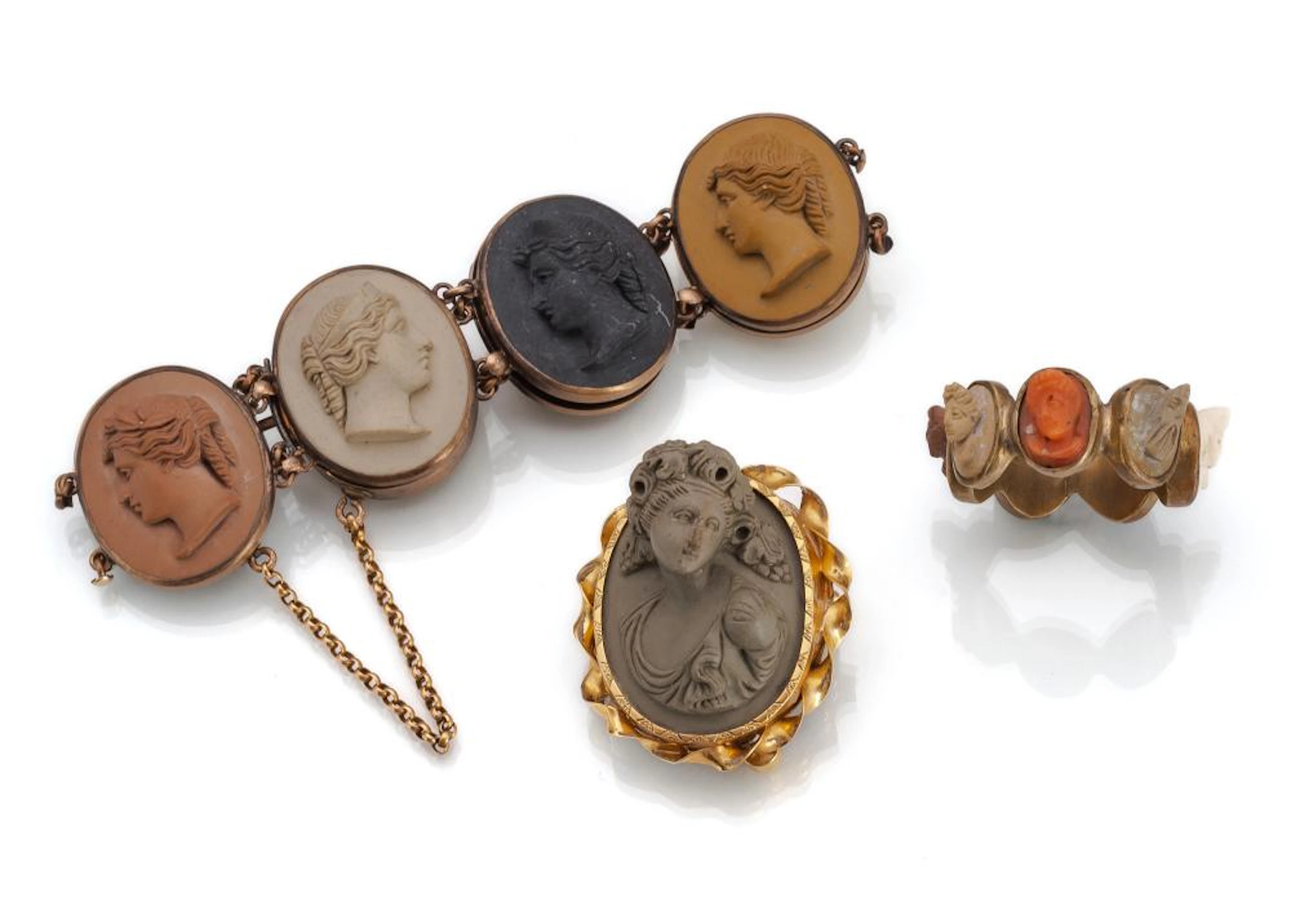 Konvolut Kameen Schmuck