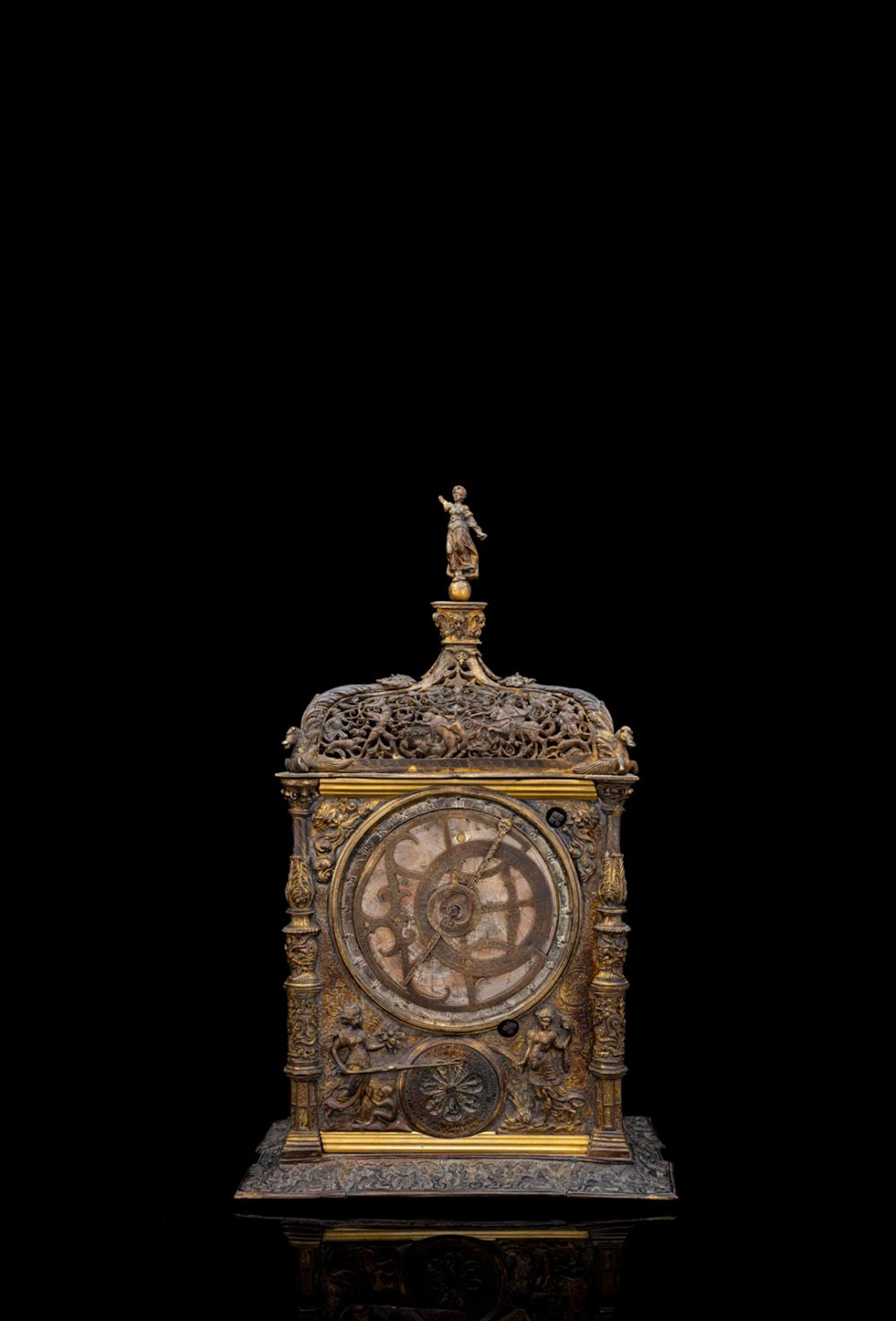 Astronomische Tischuhr im Renaissance-Stil nach Caspar Bohemus, Wien, 1568