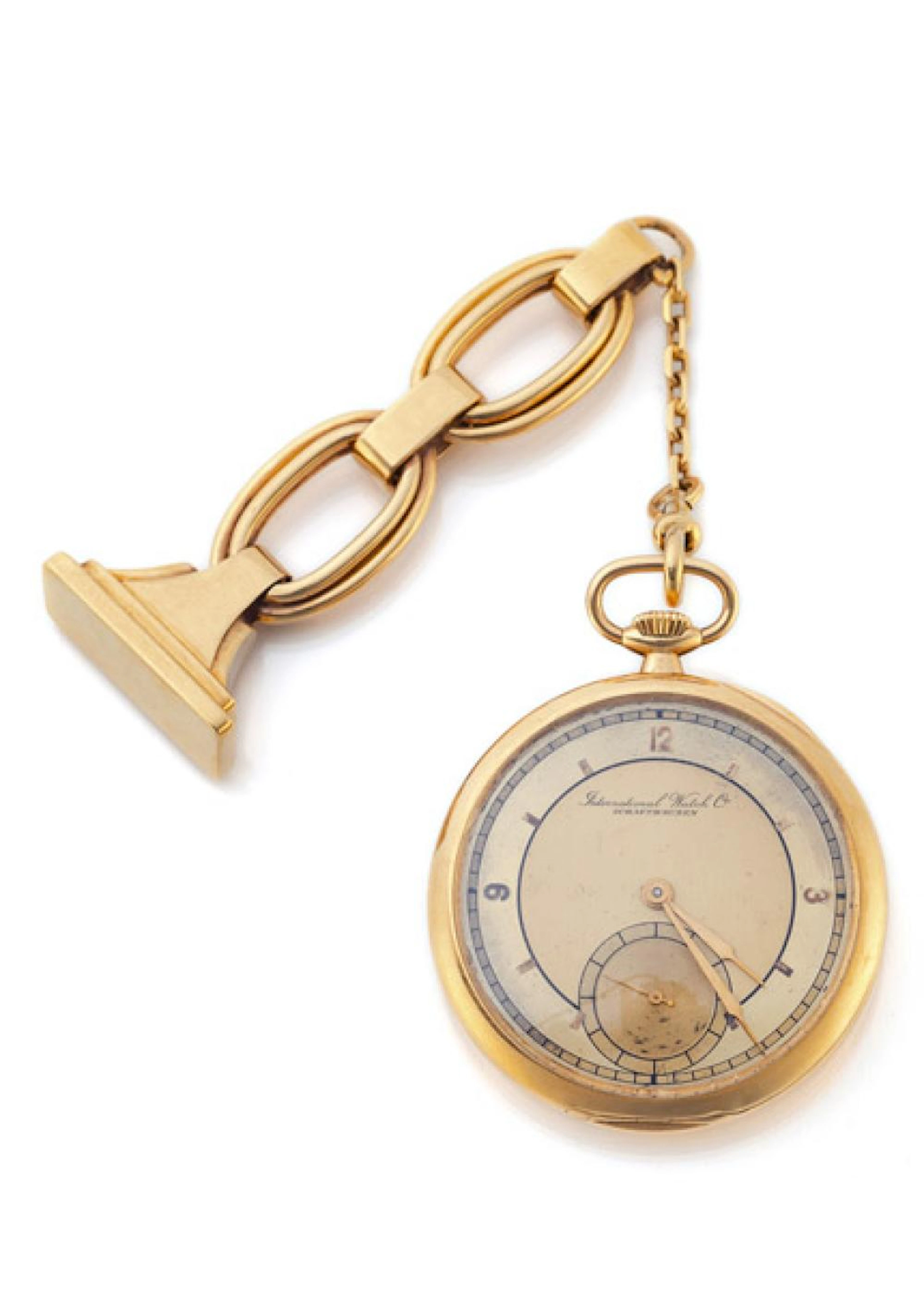 IWC Taschenuhr mit Chatelaine