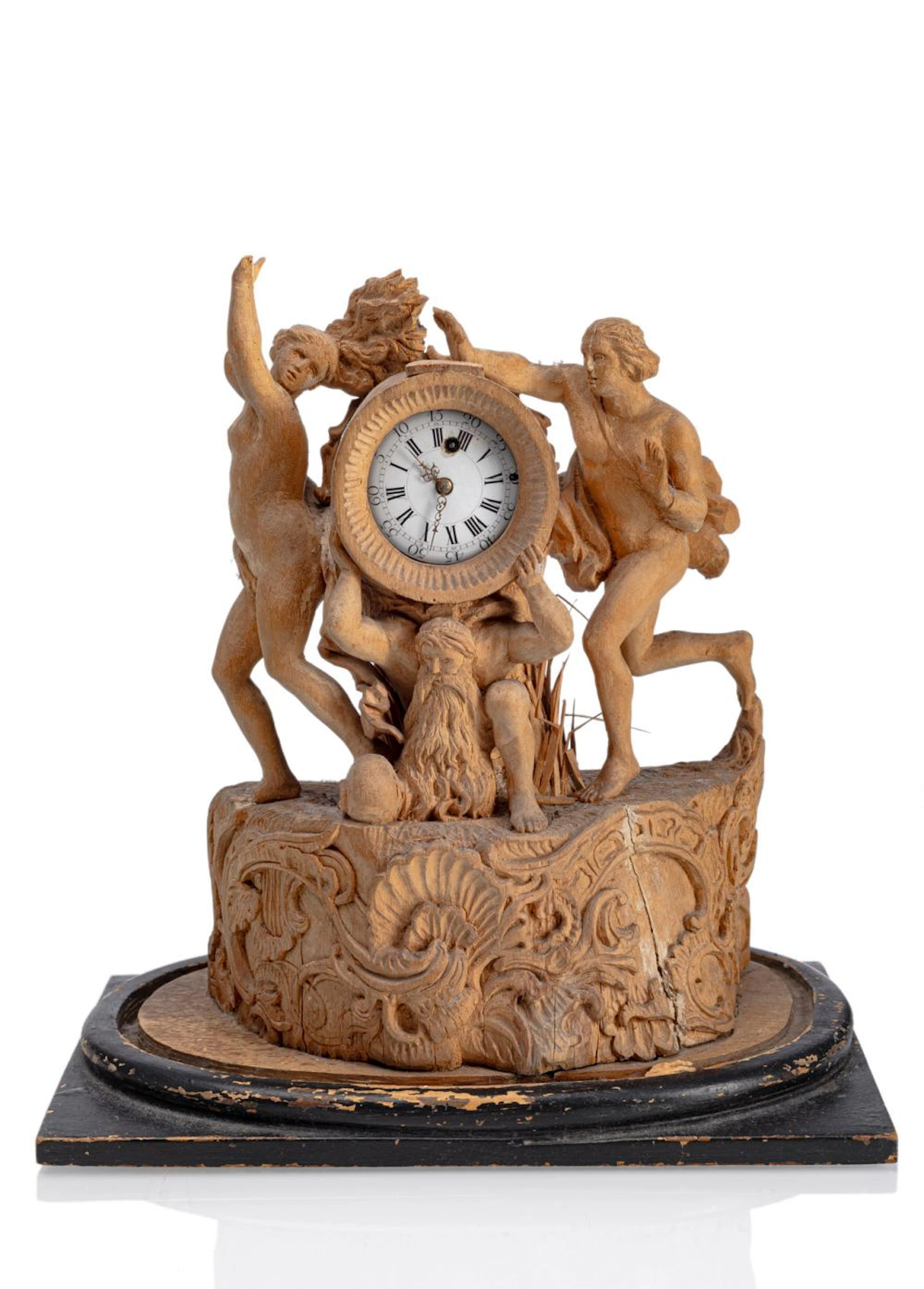 Pocket Watch Stand with Apollo, Daphne and Chronos
