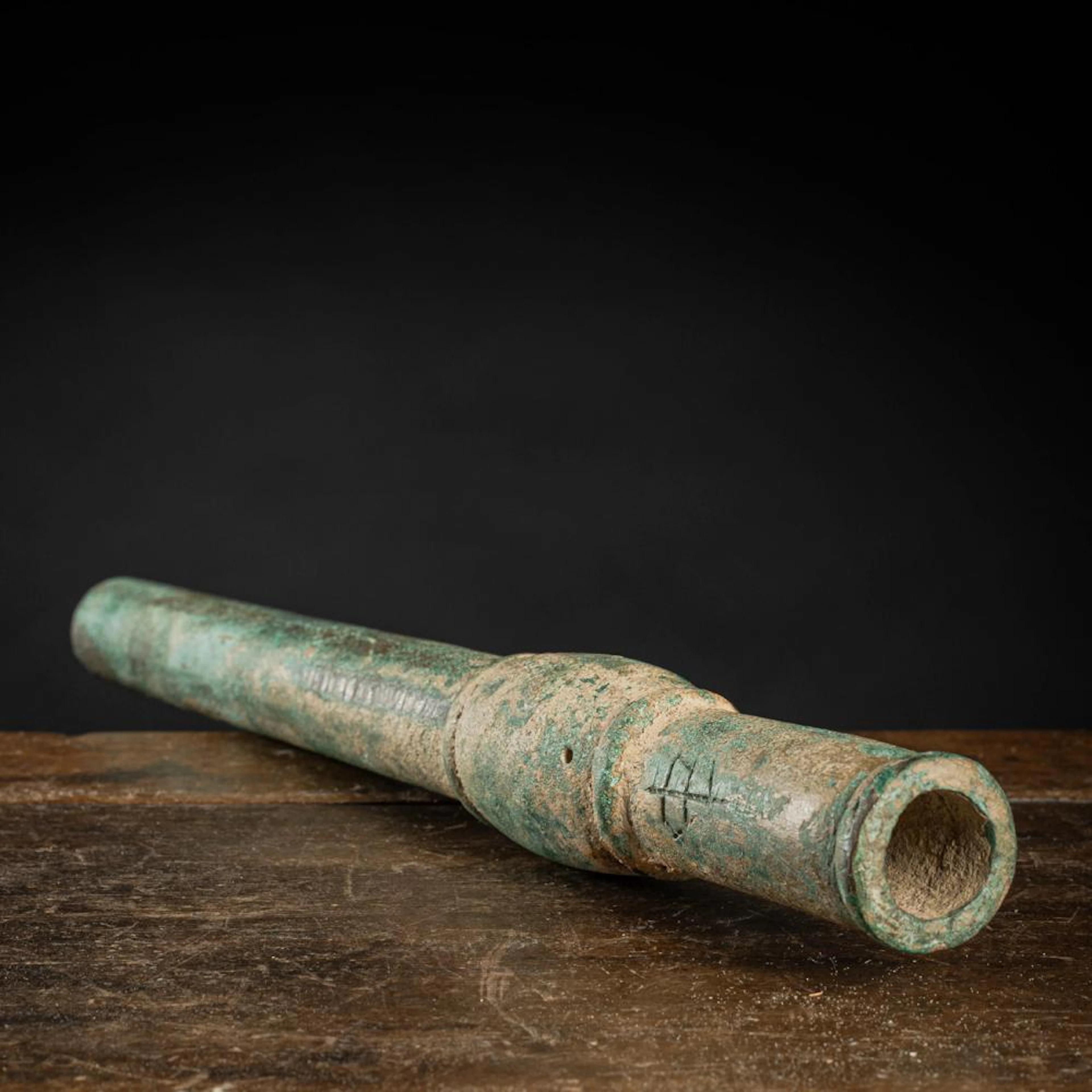 A BRONZE HAND CANNON 'HUOCHONG'