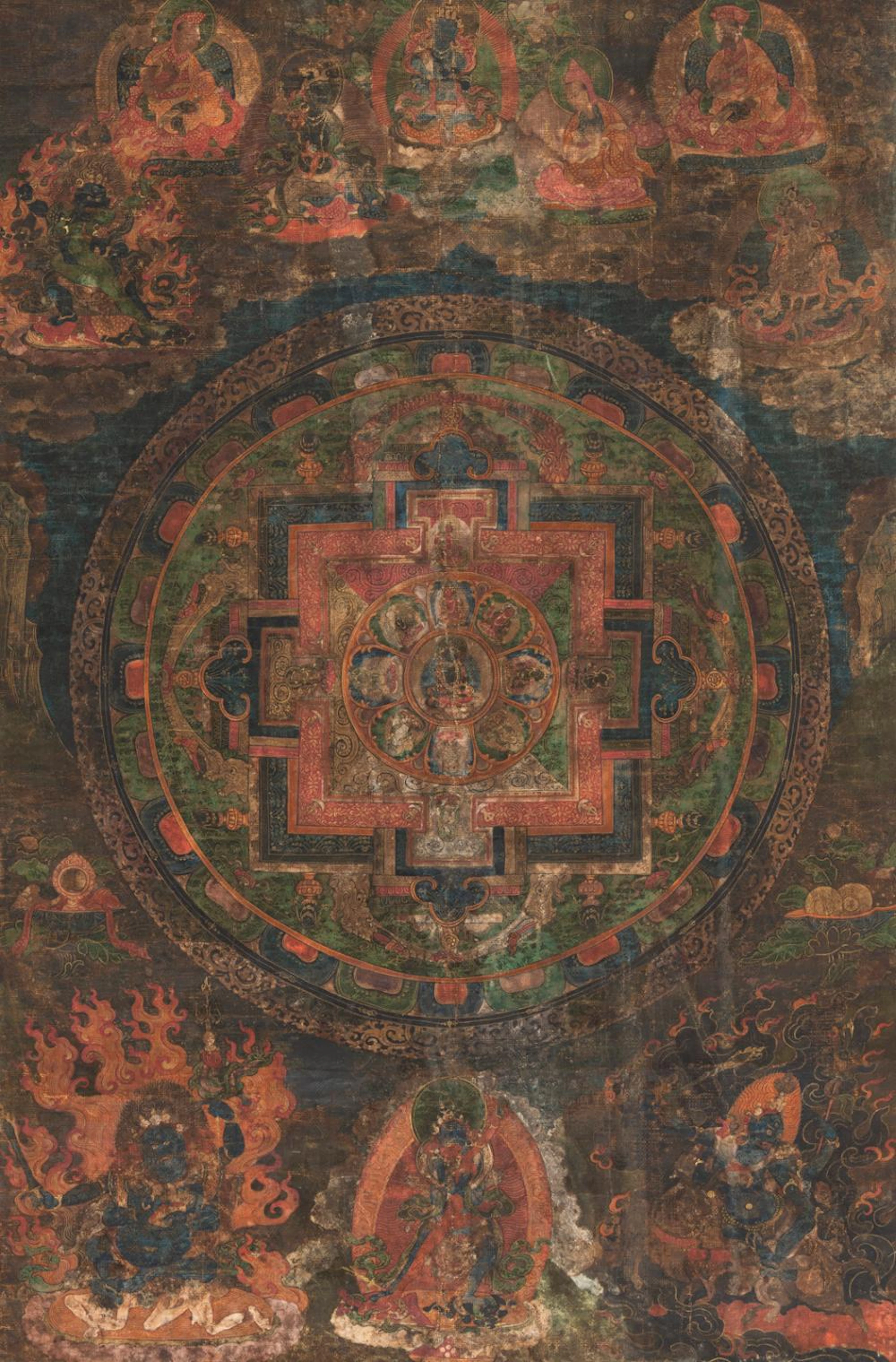 A MANDALA OF THE TATHAGATA AKSHOBYA
