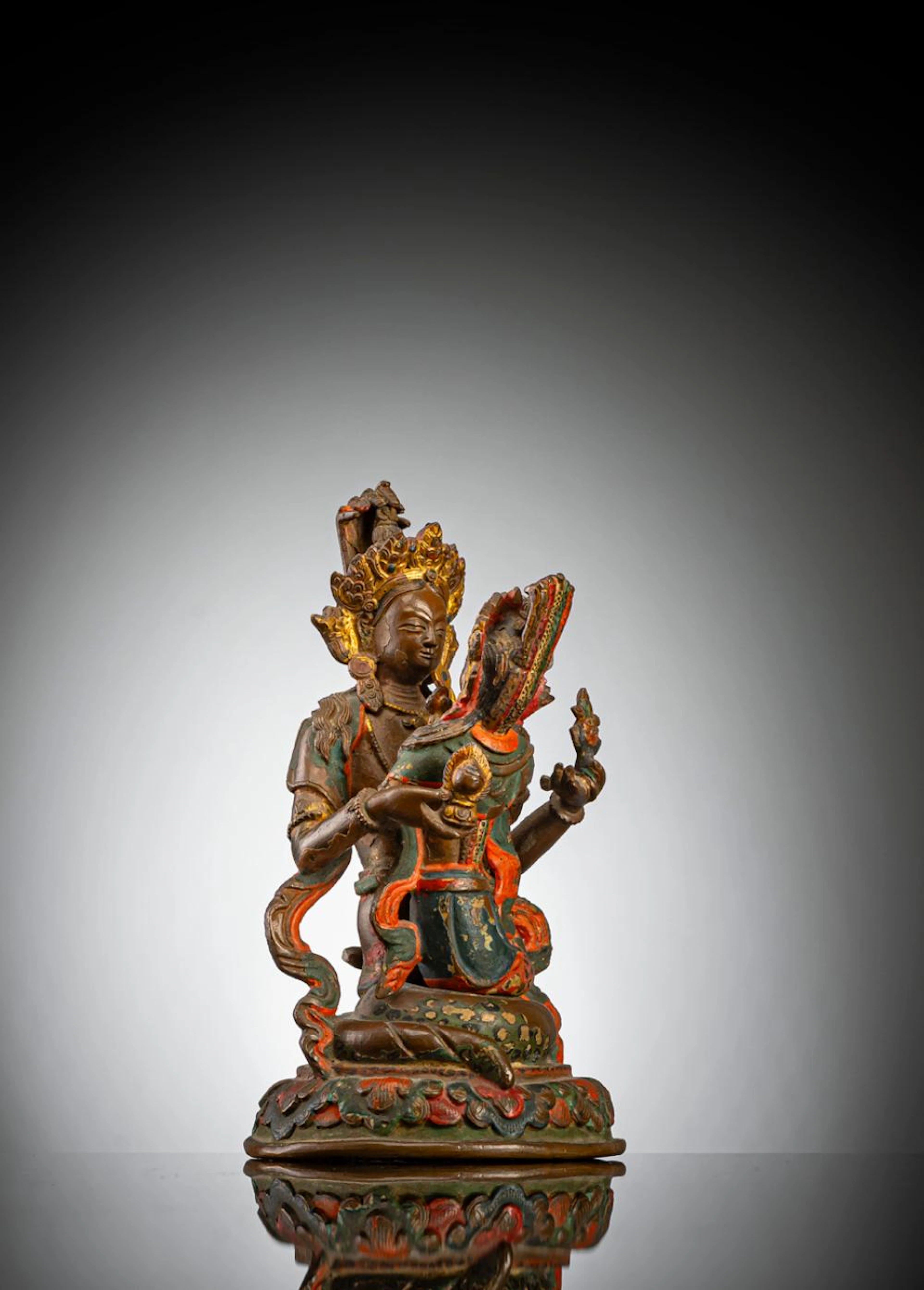 THE SNAKE KING MUCHALINDA AND HIS CONSORT