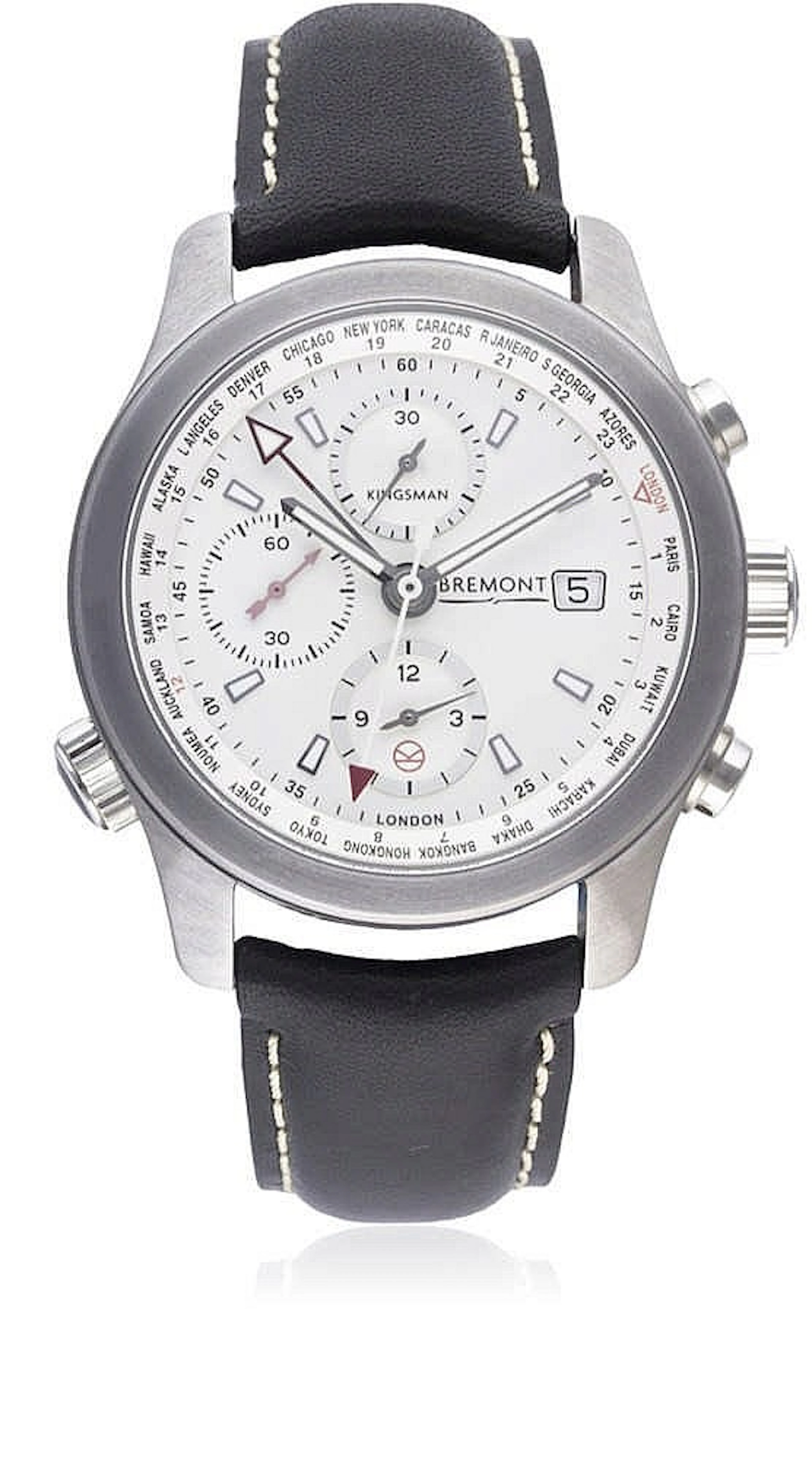 A GENTLEMAN'S STAINLESS STEEL BREMONT KINGSMAN AUTOMATIC...