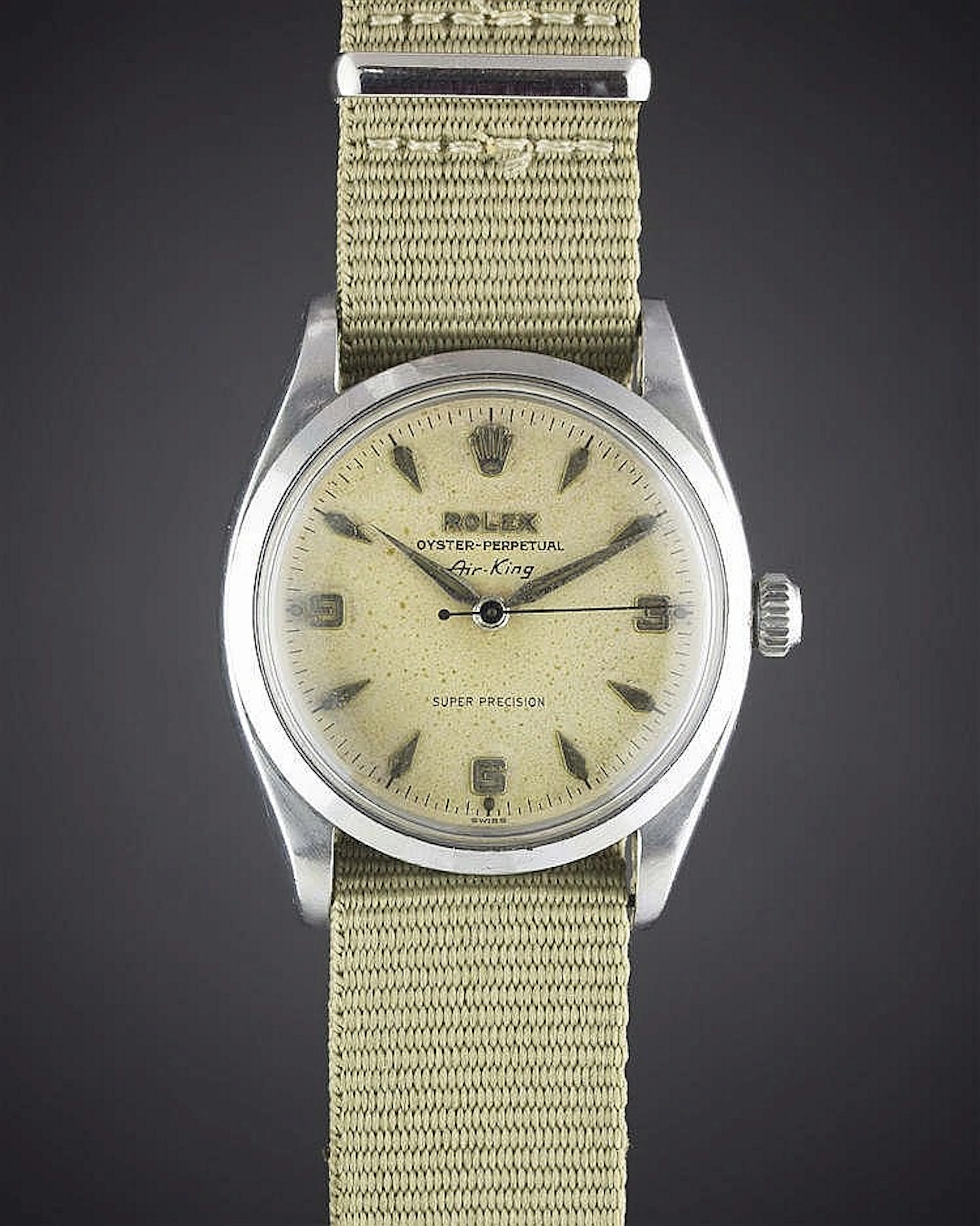 A GENTLEMAN'S STAINLESS STEEL ROLEX OYSTER PERPETUAL AIR...