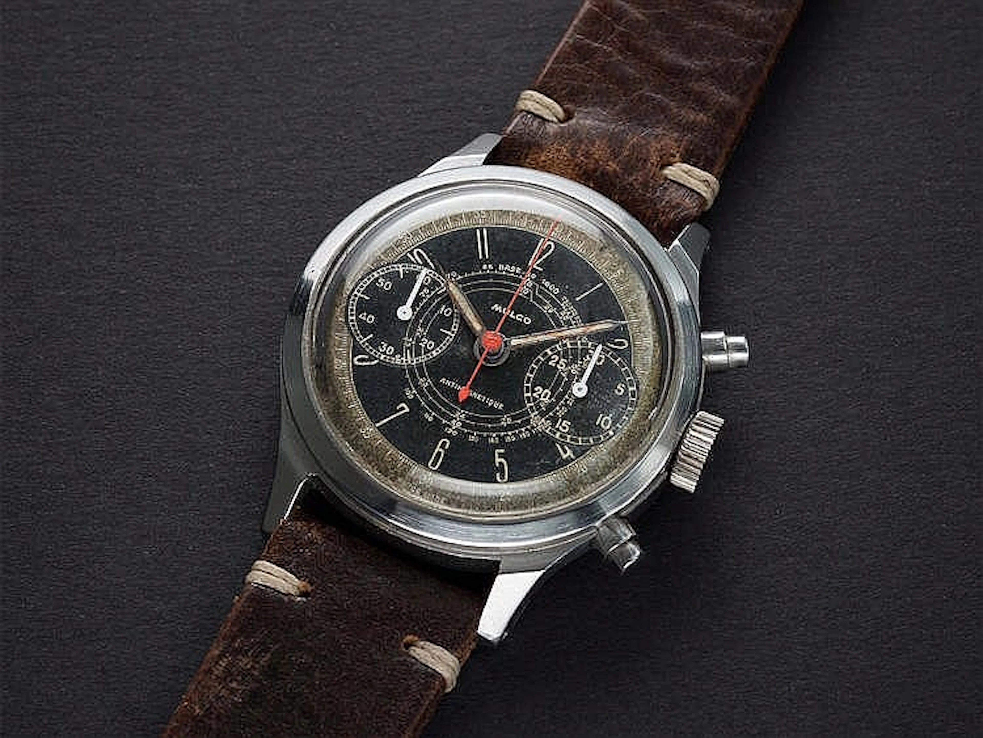 A VERY RARE GENTLEMAN'S LARGE SIZE STAINLESS STEEL...
