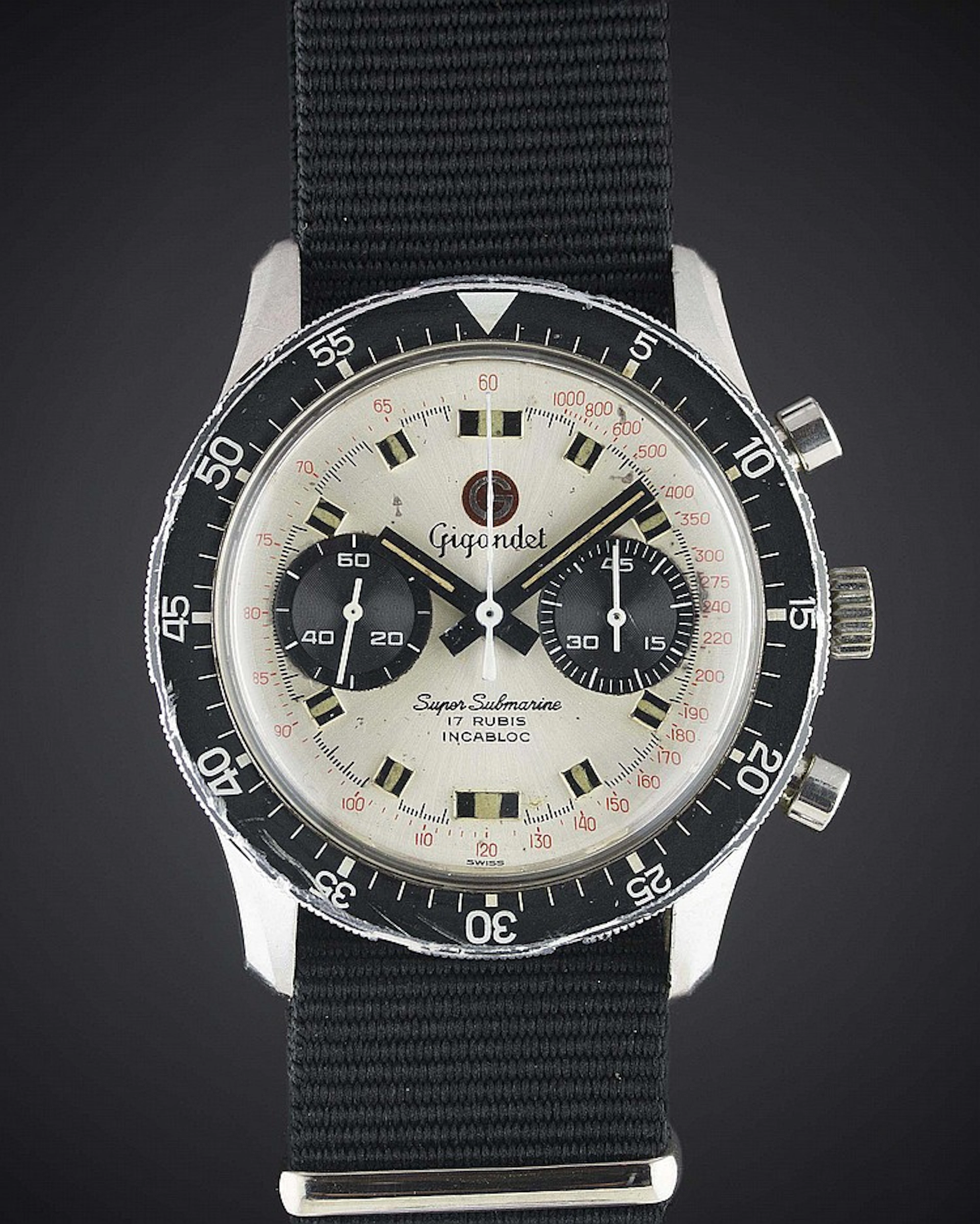 A GENTLEMAN'S STAINLESS STEEL GIGANDET SUPER SUBMARINE...
