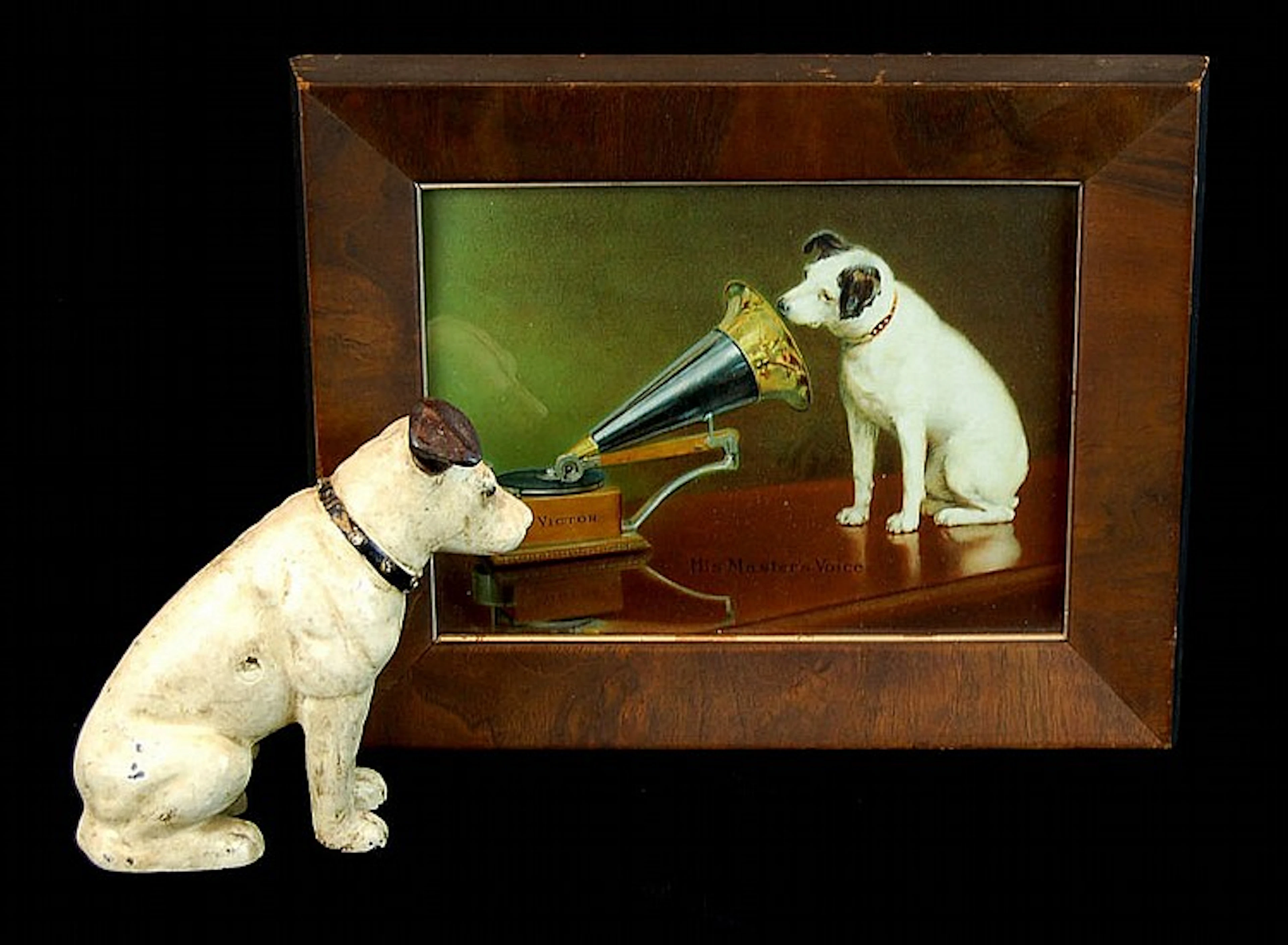 Original RCA Nipper Dog Bank, Victrola Advertising