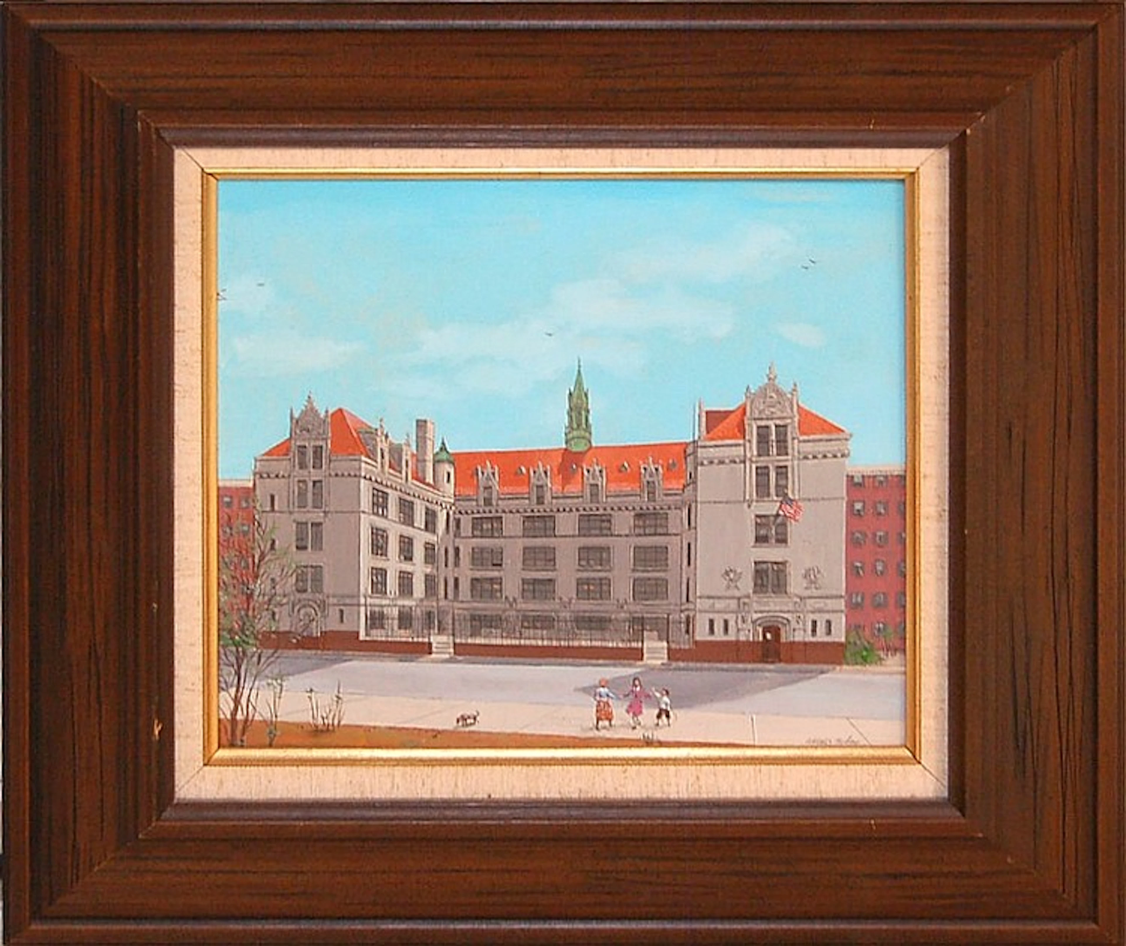Alton Tobey (1914-2005) Architectural Painting #2
