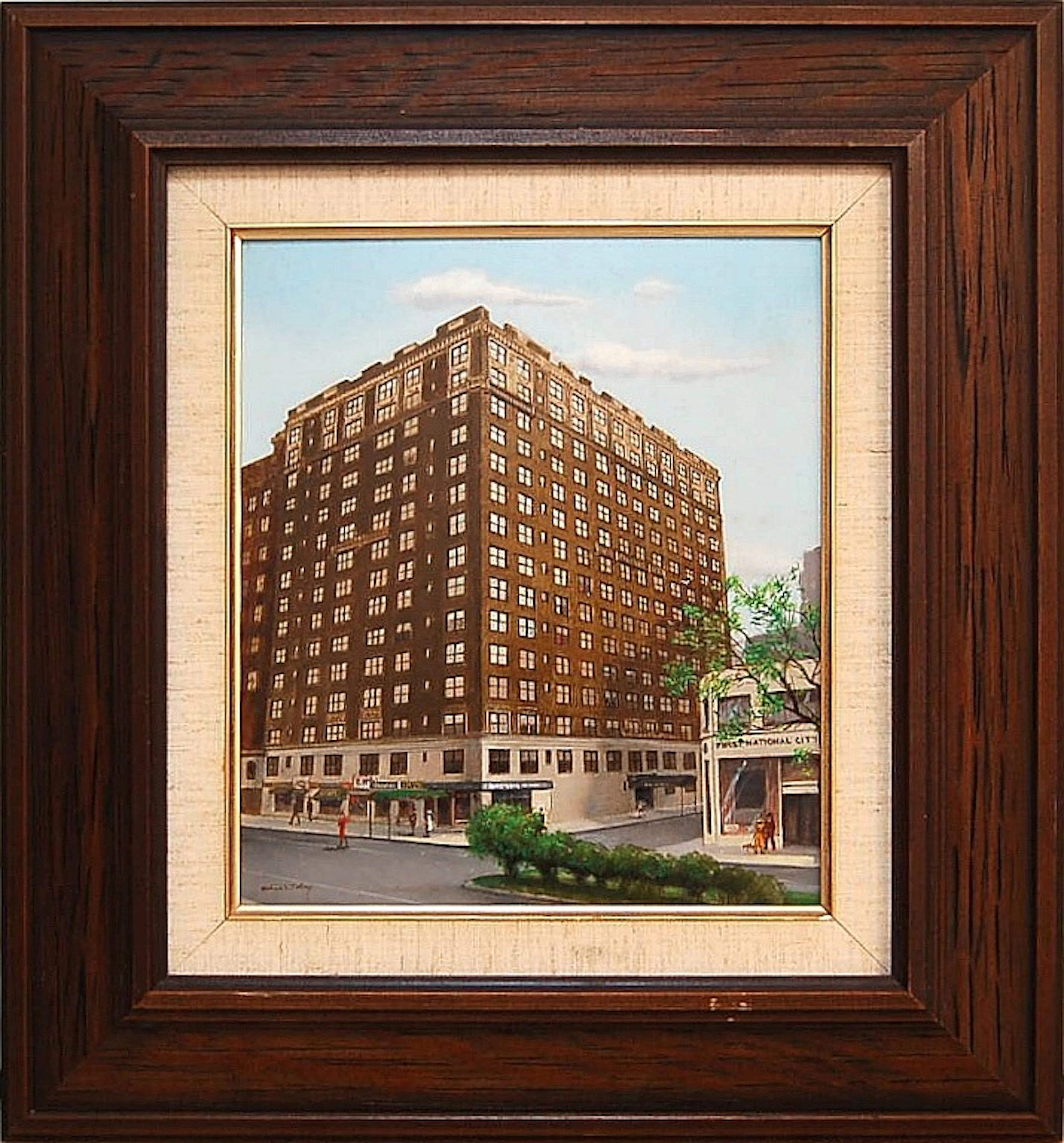 Alton Tobey (1914-2005) Architectural Painting #1