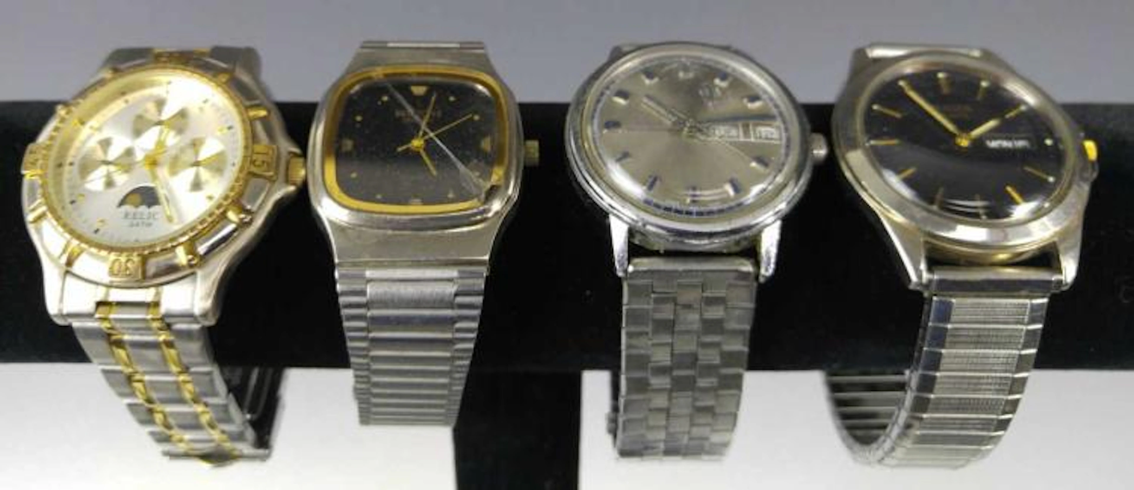 Relic Timex Lot of 4 Men's Watches