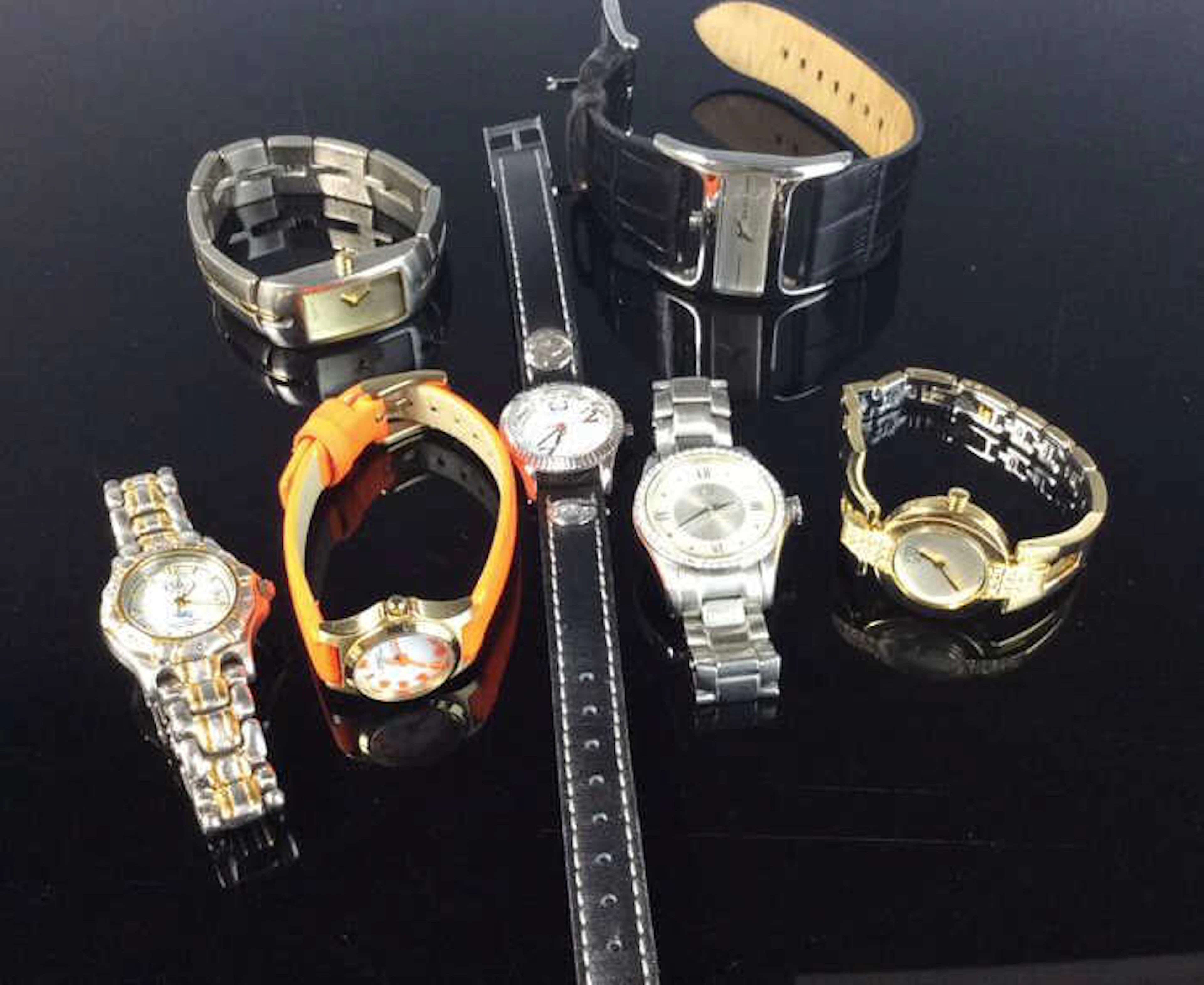 7Pc ESQ Marc Jacobs Ecko DKNY Watches