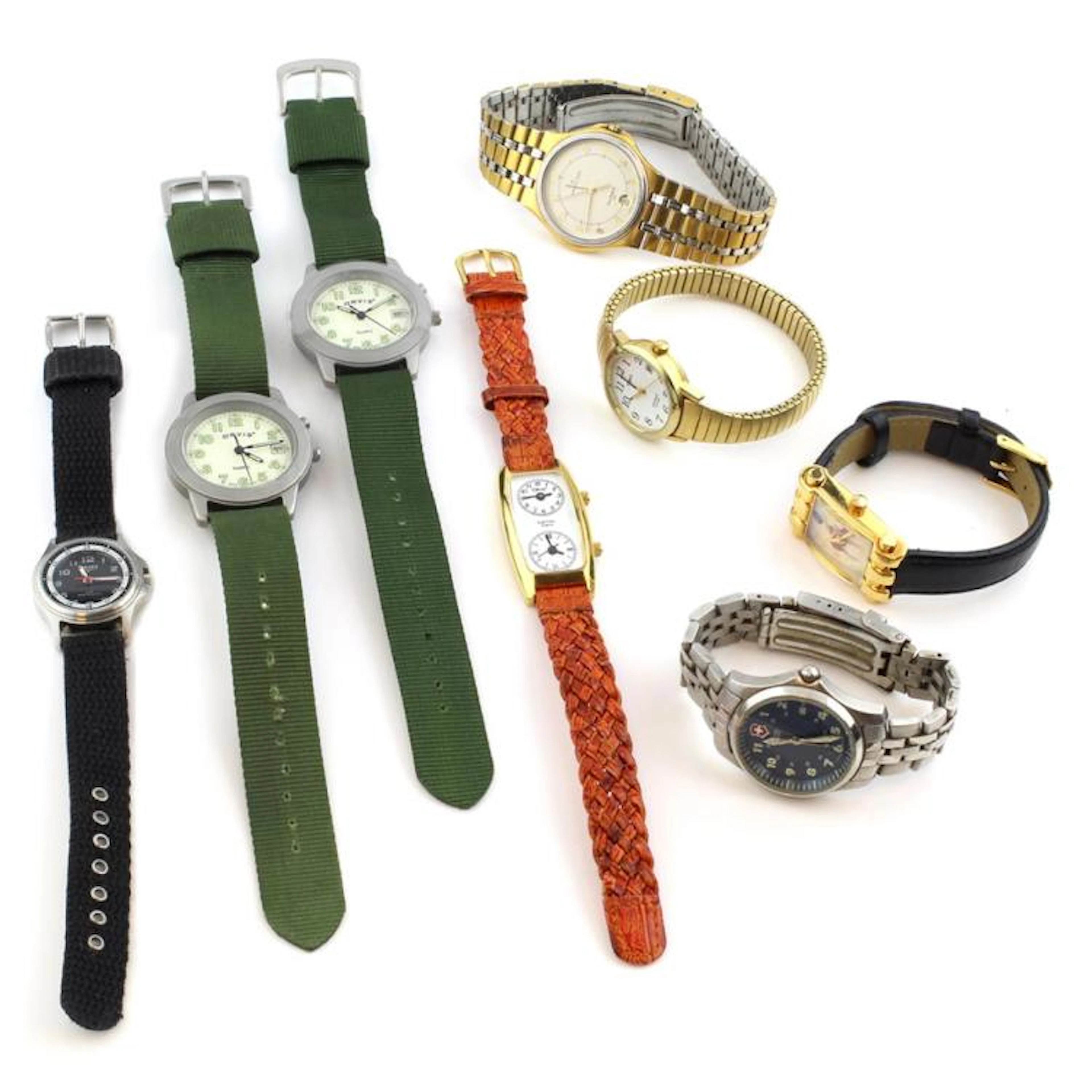 8Pc. Silver & Gold Tone Fashion Watches