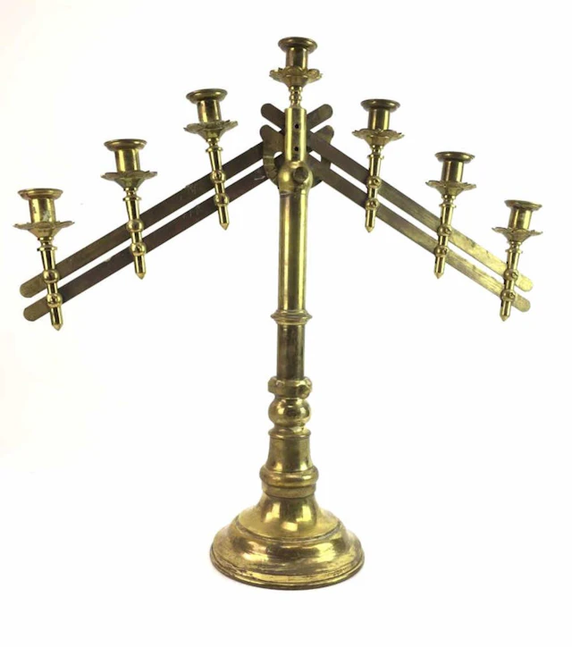 20th C. Brass Candelabra