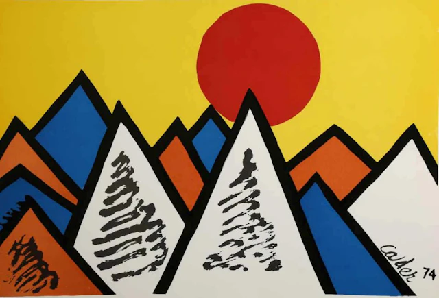 Alexander Calder Mountain Top Print