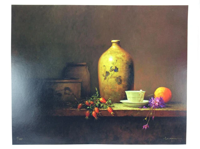 Sergon, Tea Cup Still Life Giclee