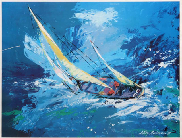 Leroy Neiman Sailing Poster