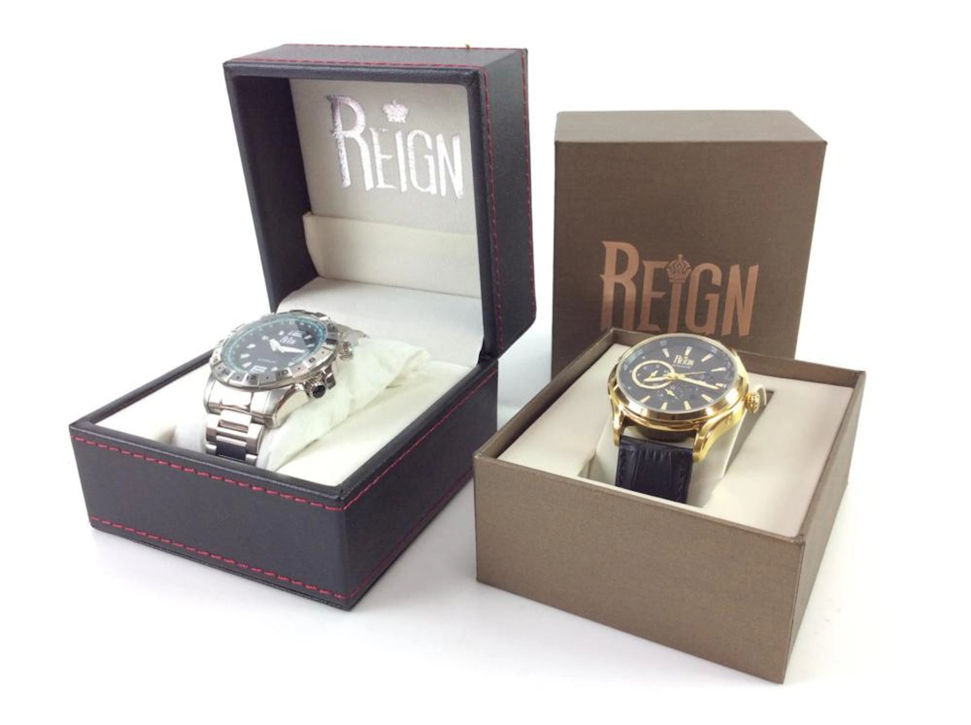 2pc. Reign Mens Automatic Wristwatch Watch