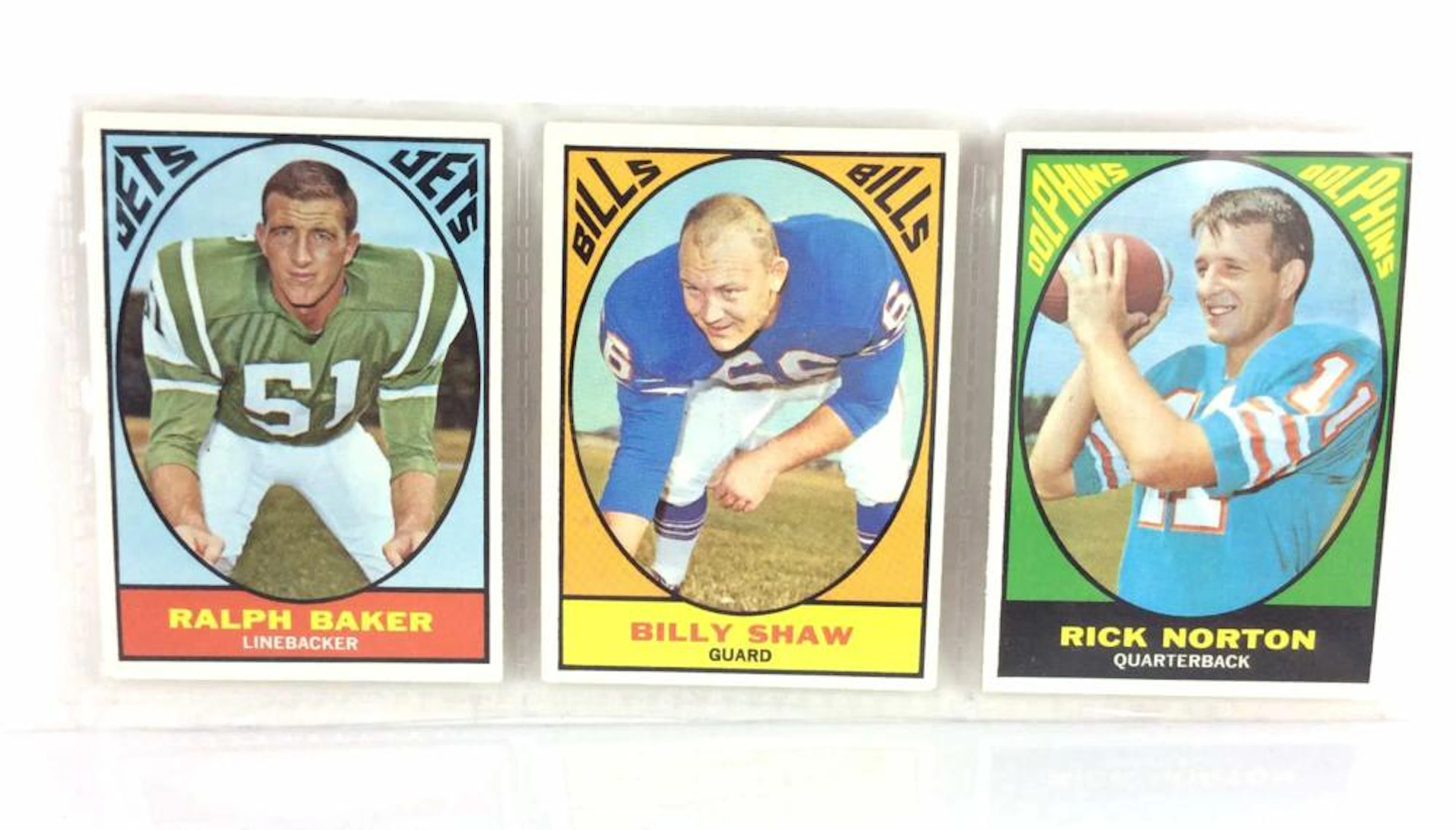 1967 Topps Football Trading Cards
