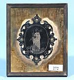 Silver plaque, 19th century, probably Saint Thomas