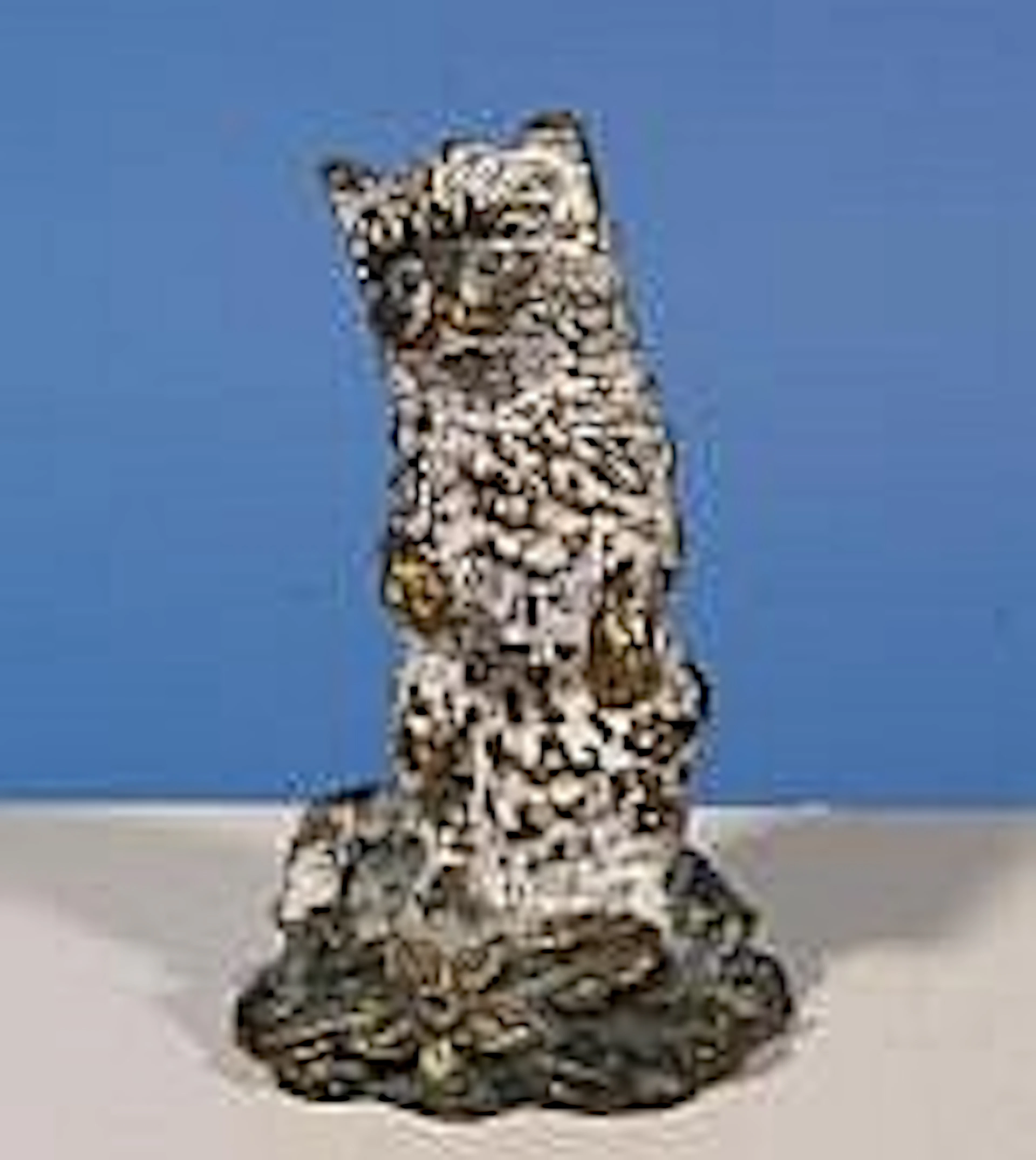 Cold painted bronze cat, maybe Vienna, 19th