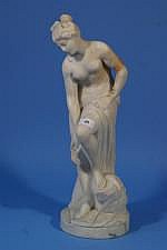 Alabaster Venus, h. 42 cm., arm damaged