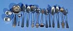 Assorted lot of sugar spoons, tea spoons and