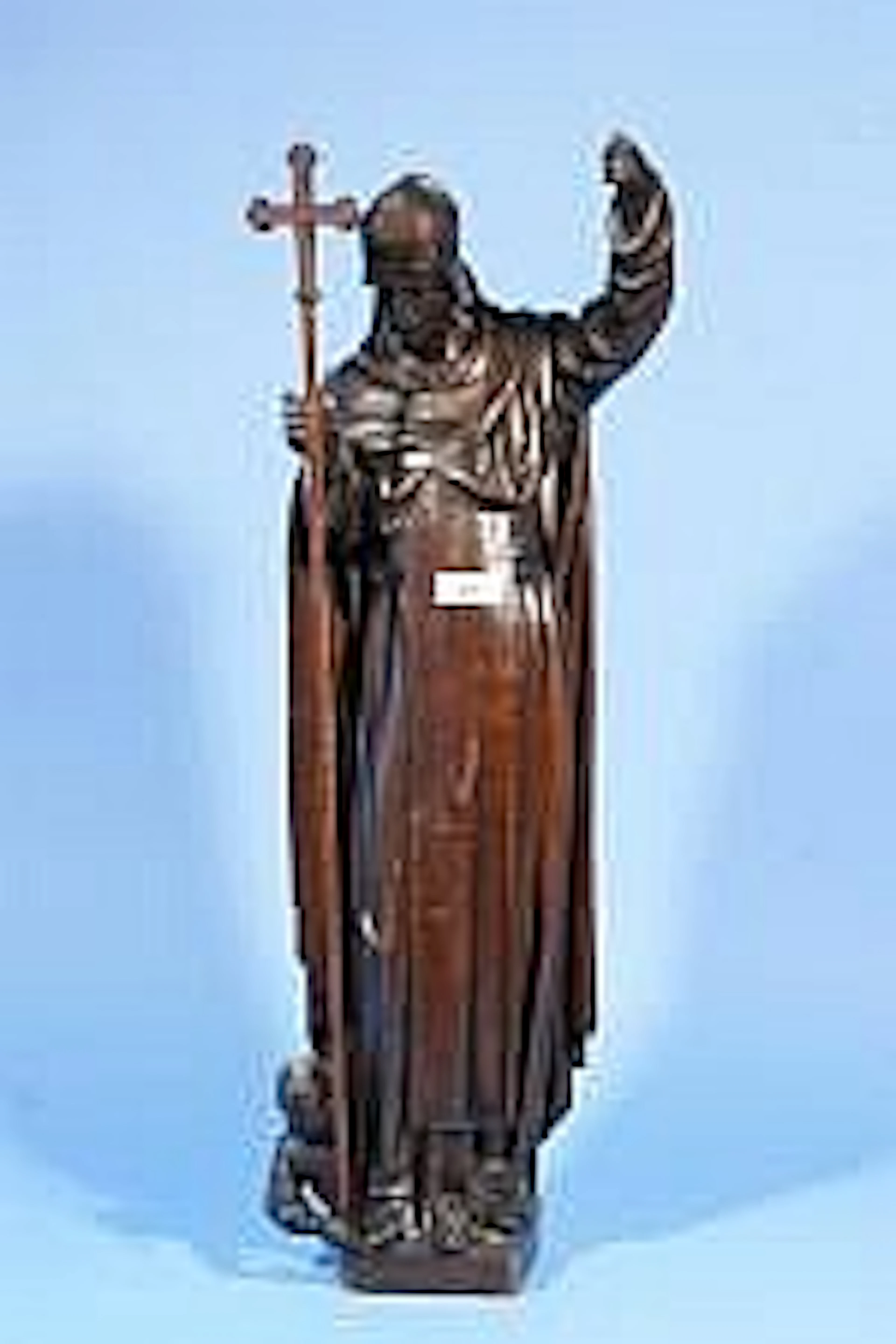 Oak sculpture, Saint Norbert, 18th/19th century,