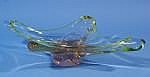 Glass dish, l. 43,5 cm.