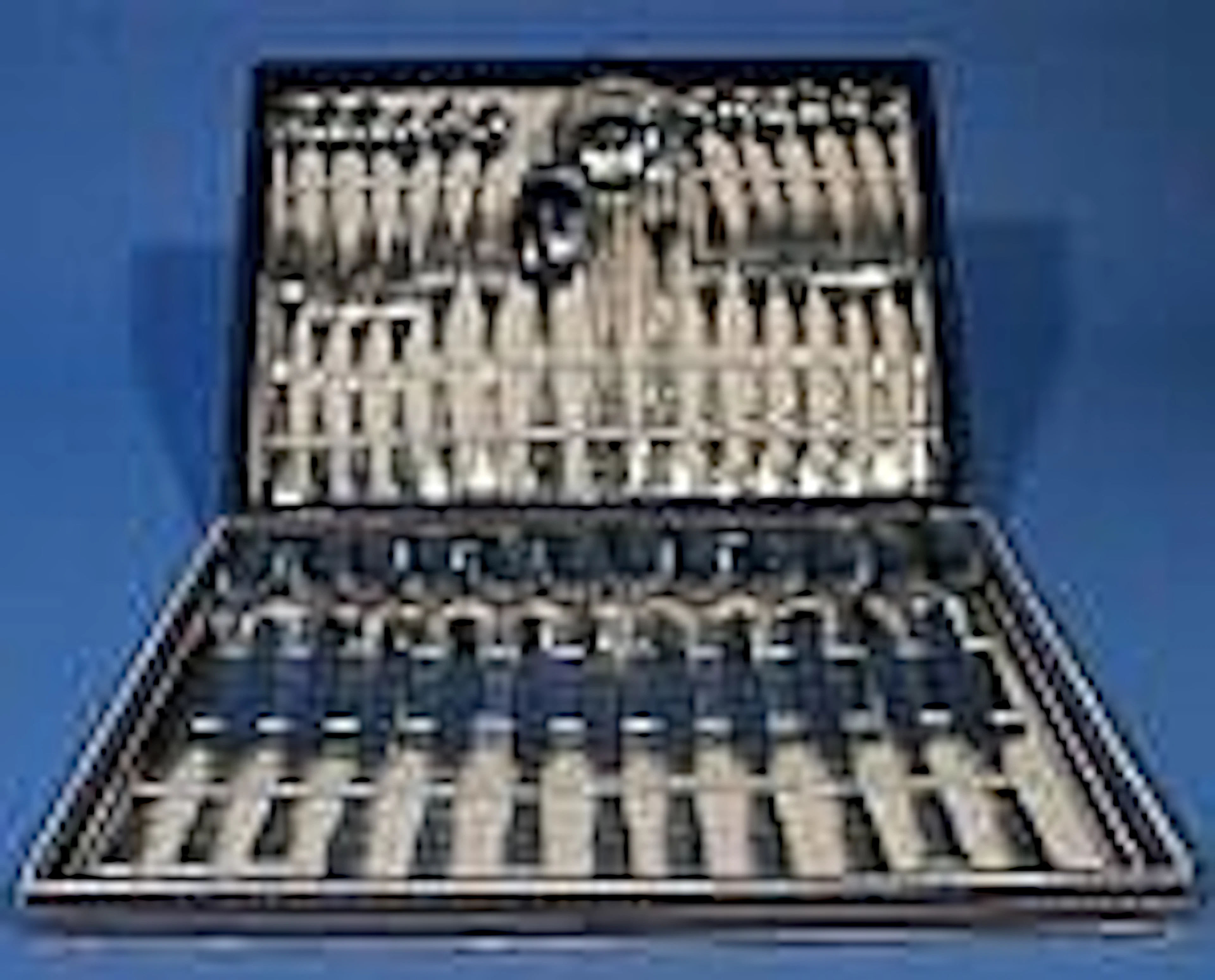 51-part silver-plated cutlery, consisting of: 12