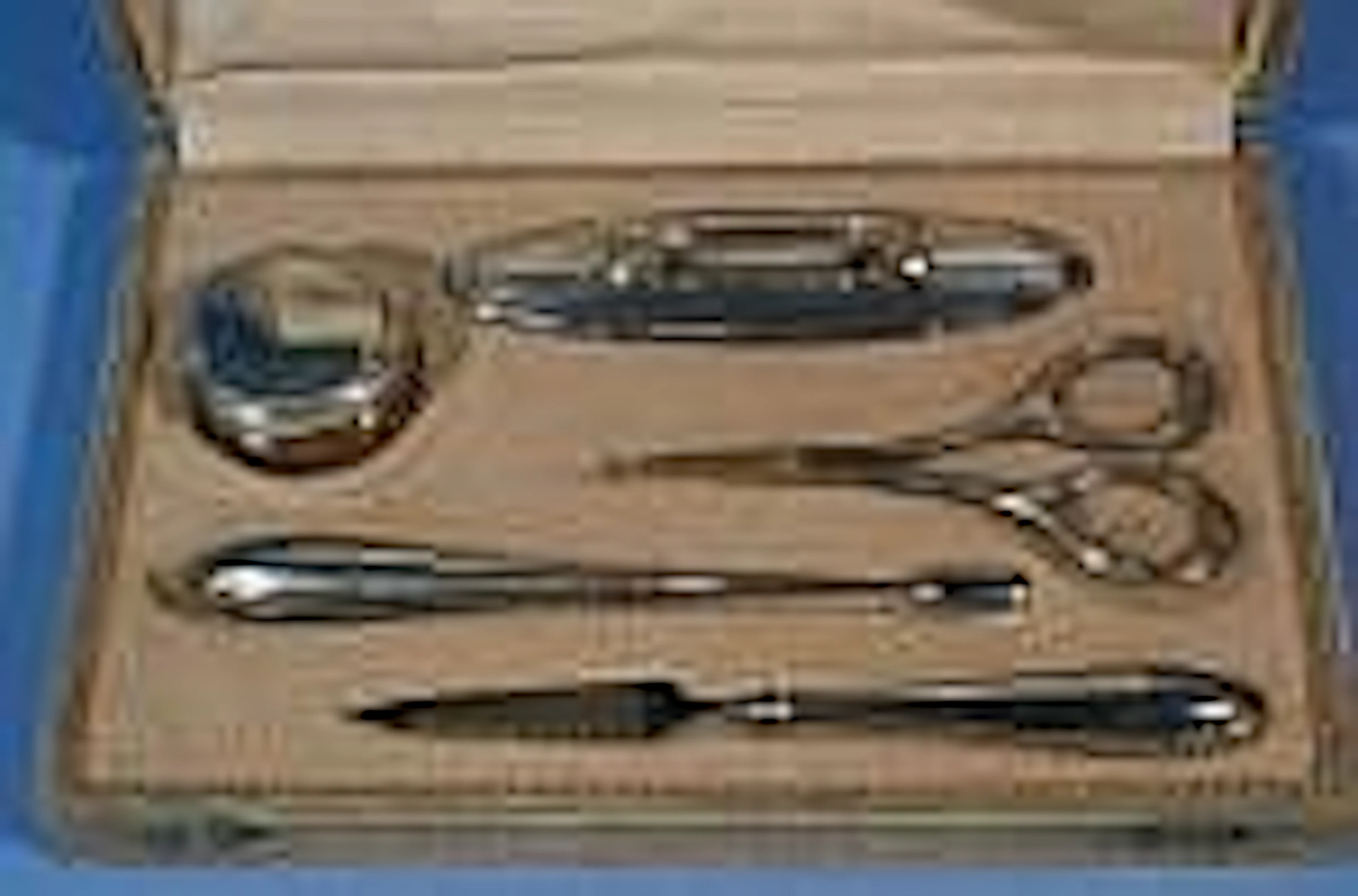 Silver sewing kit, 925 (5x)