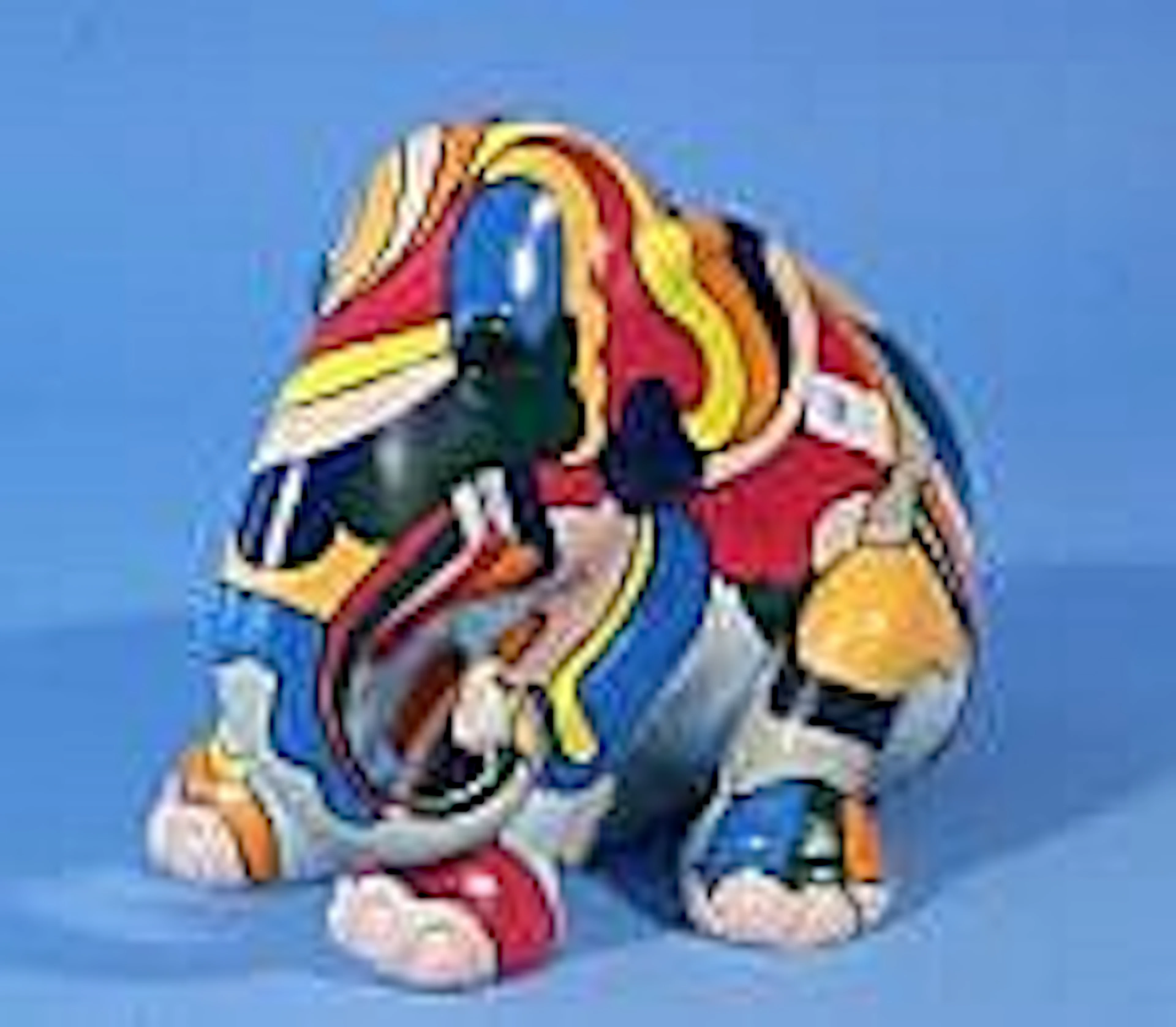 Elephant of the Elephant parade: Colourfull Hope,