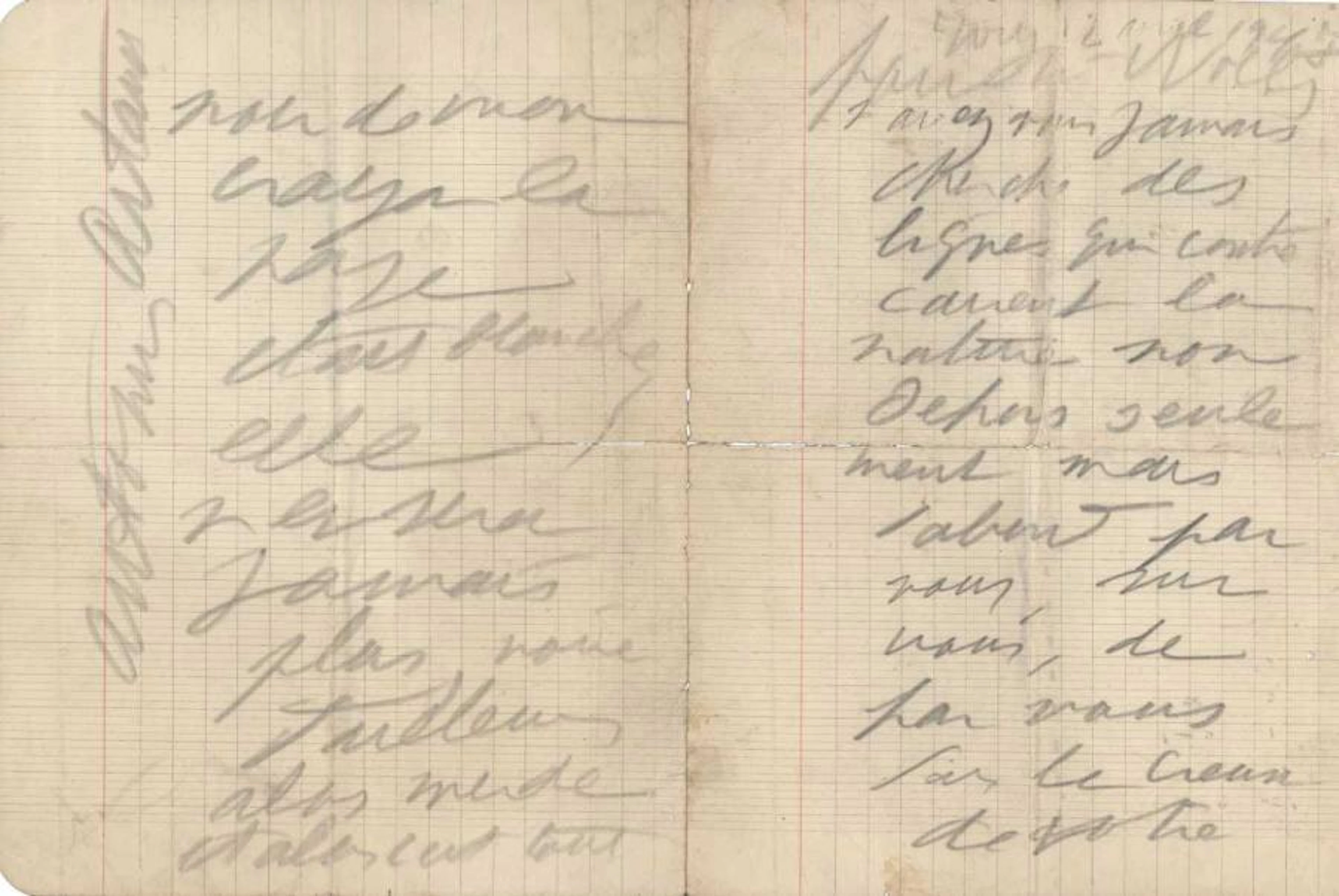 Lettre manuscrite d'Antonin Artaud (1896-1948) adressée à Wols...