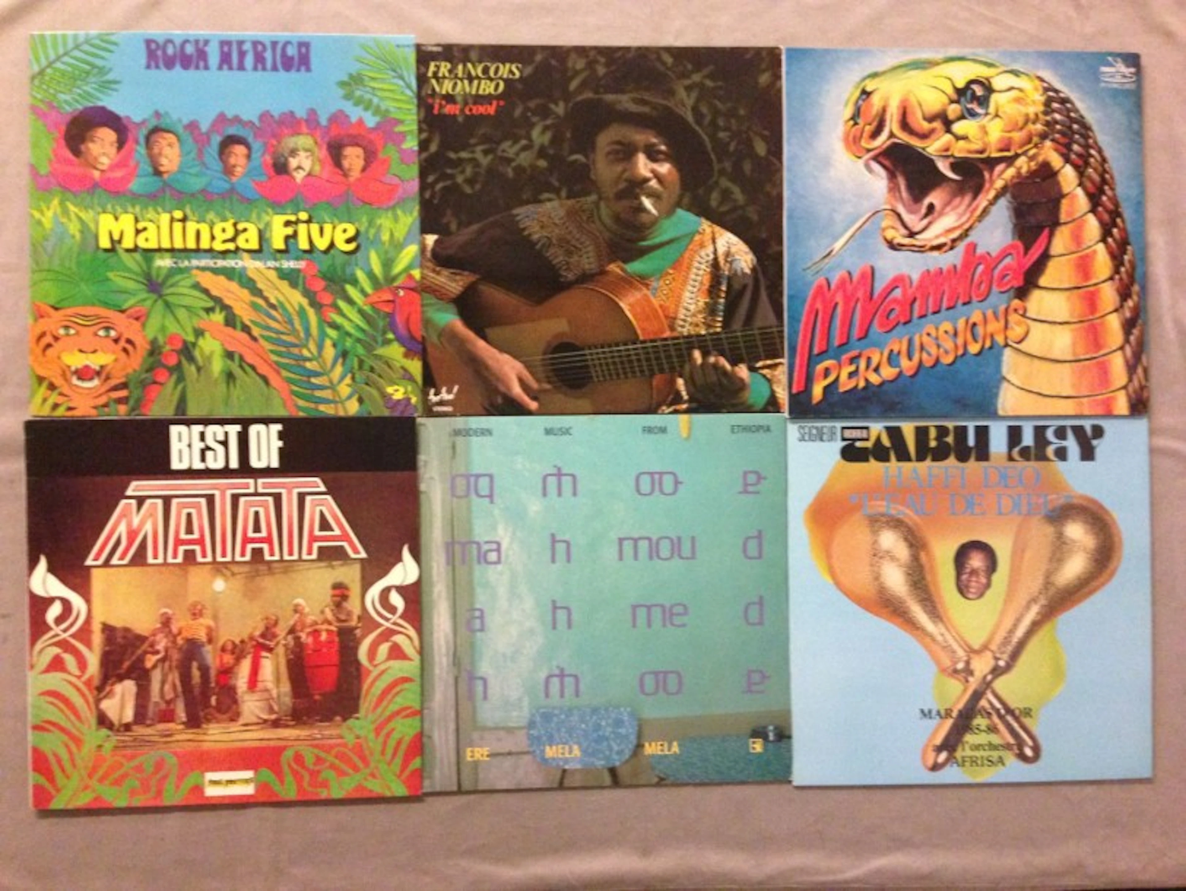 LOT de 9 disques 33T de musique Africaine Disco Funk DJ : 33...