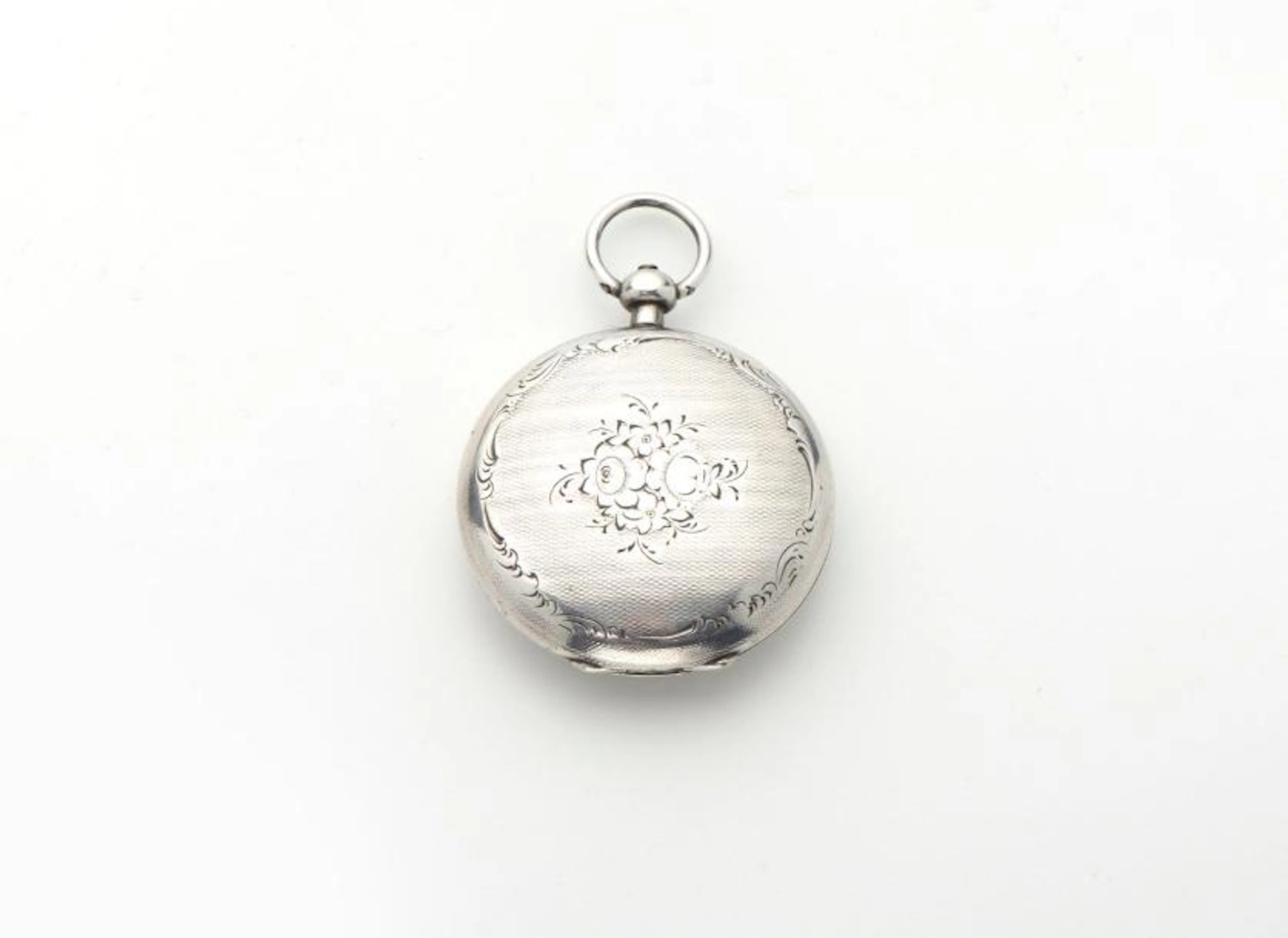 6. BOITIER de MONTRE DE POCHE SAVONNETTE en argent (min