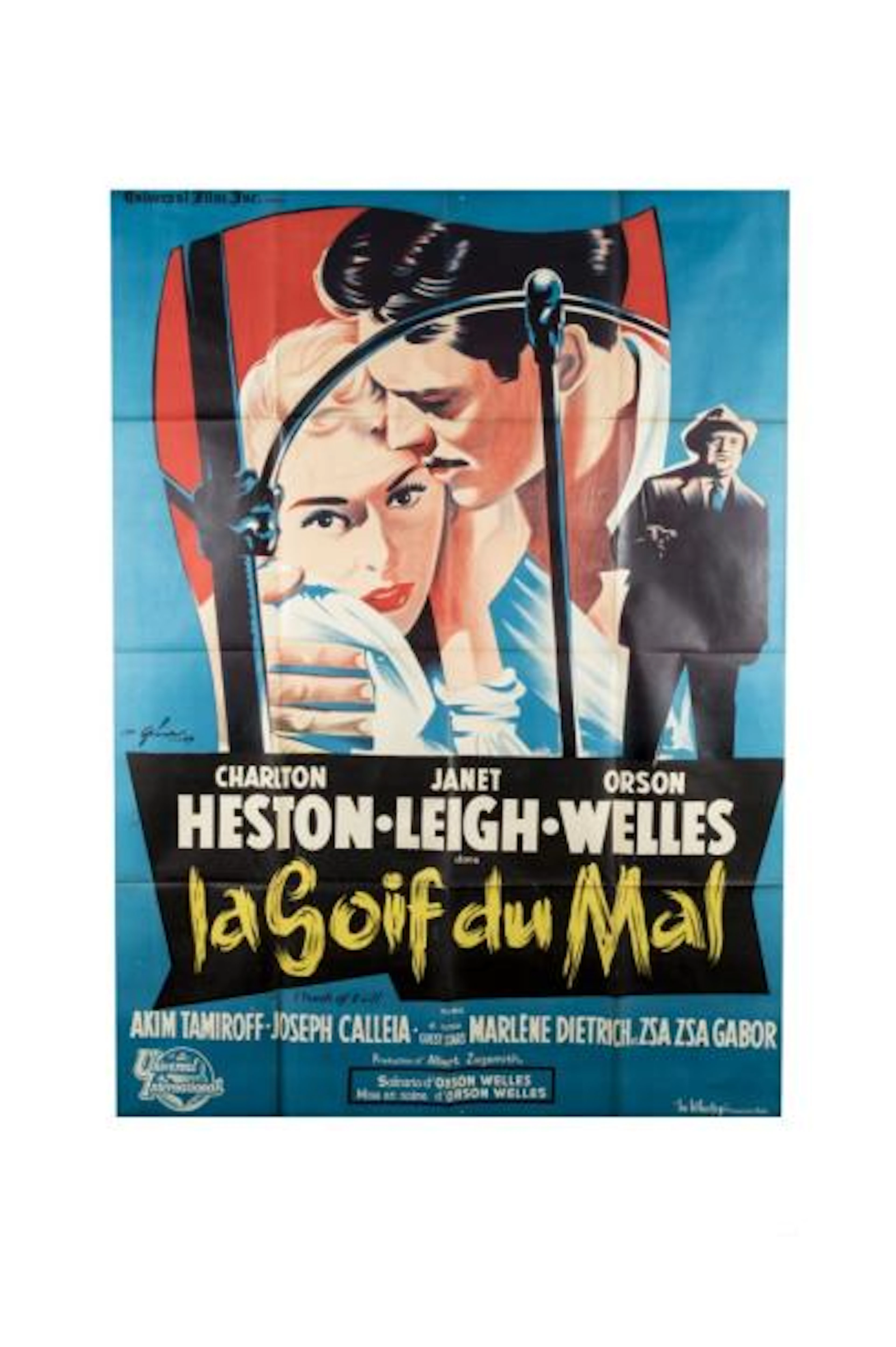 LOT de QUATRE AFFICHES de cinéma comprenant…
