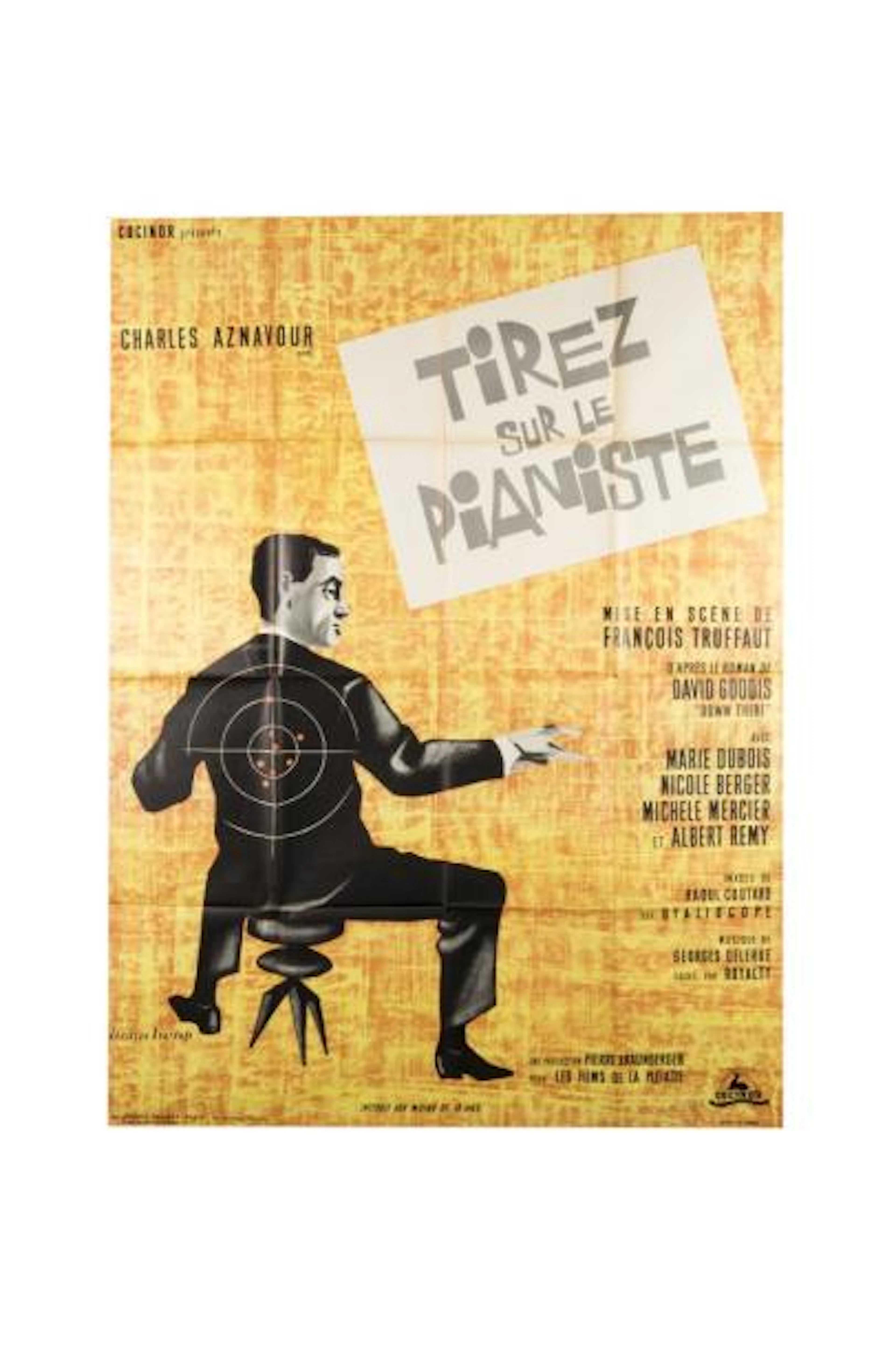 LOT de HUIT AFFICHES de cinéma, comprenant…
