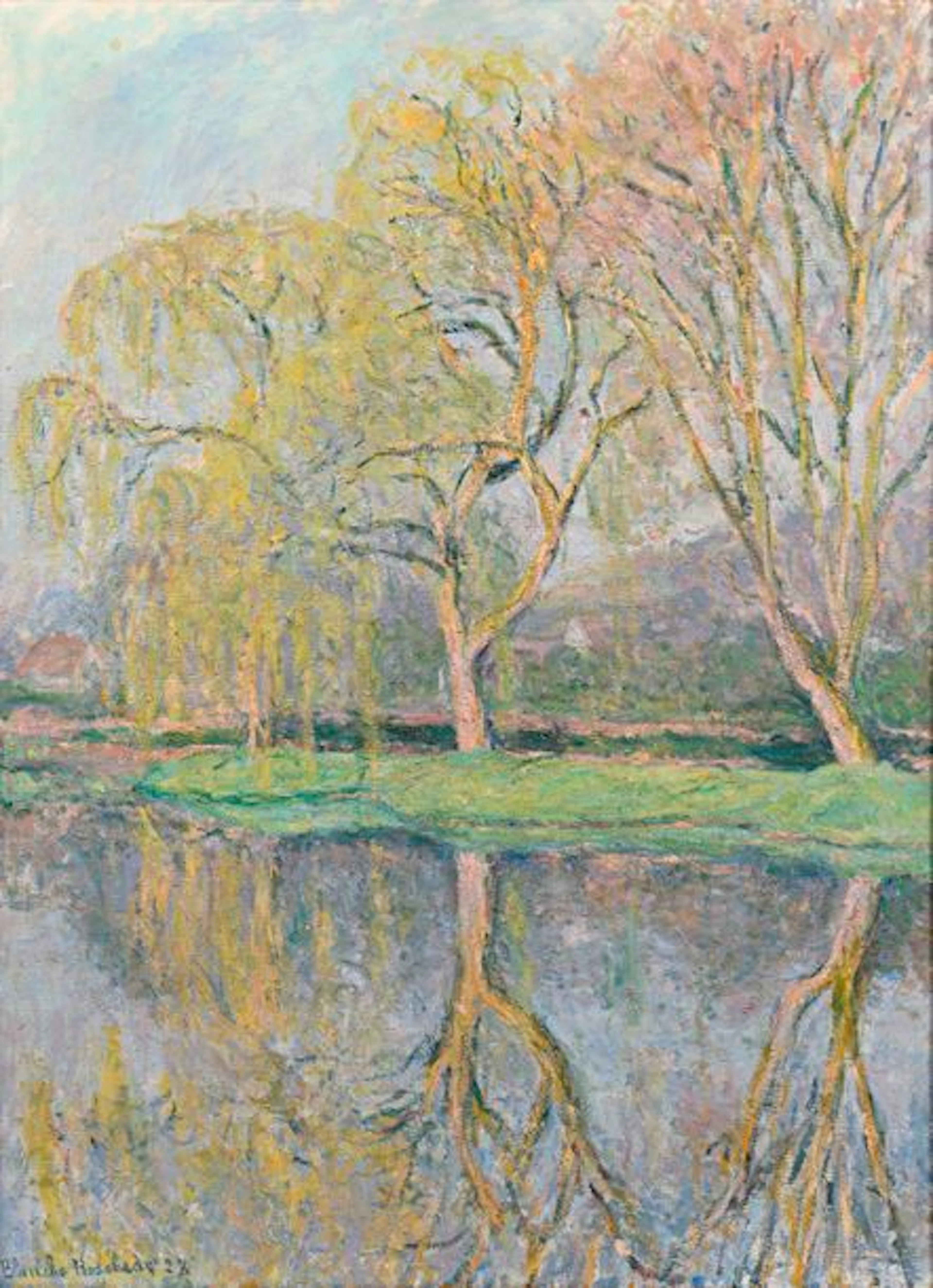 Blanche HOSCHÉDÉ-MONET (1865-1947) "Printemps,…