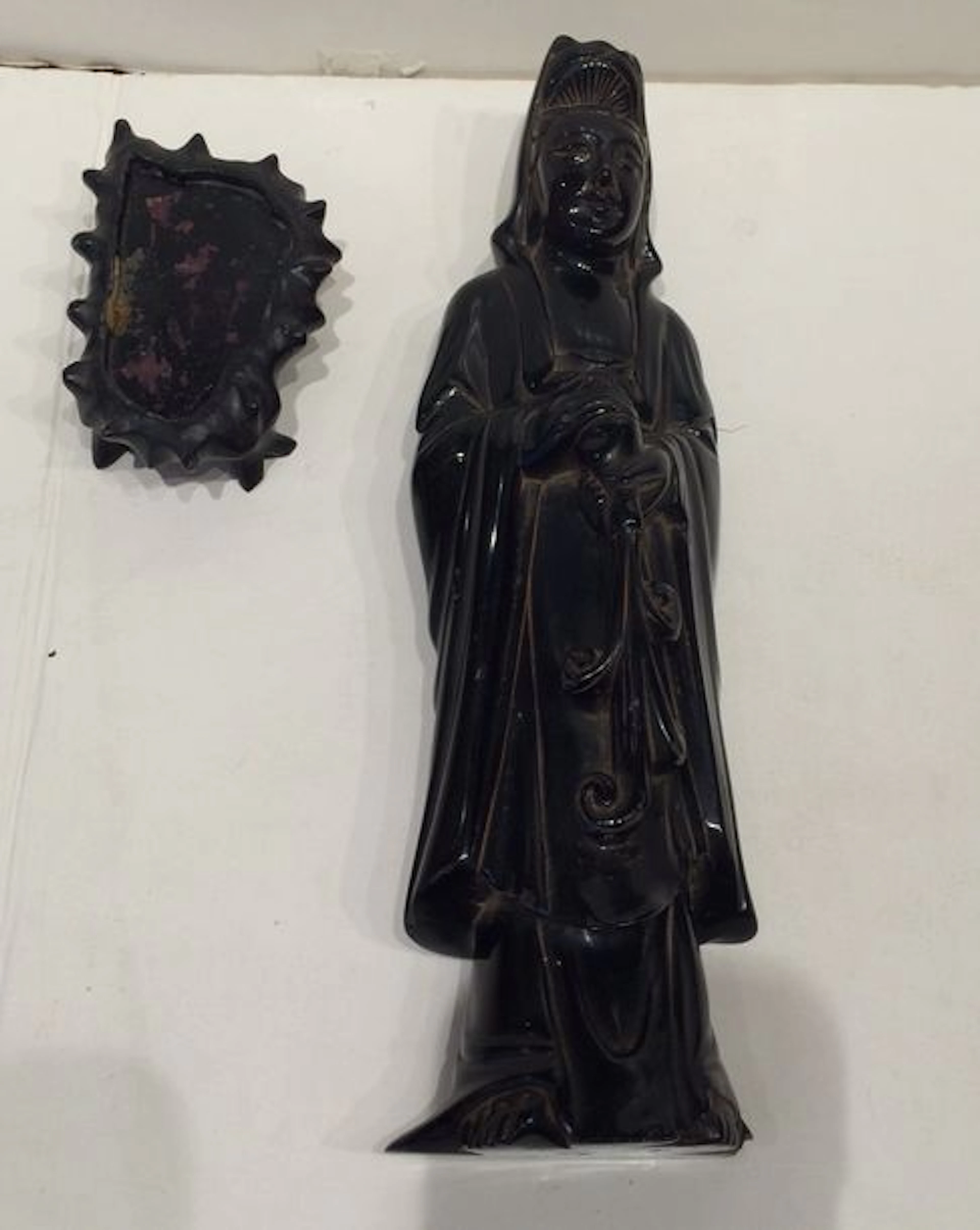 "Guan yin" Sculpture asiatique en résine…