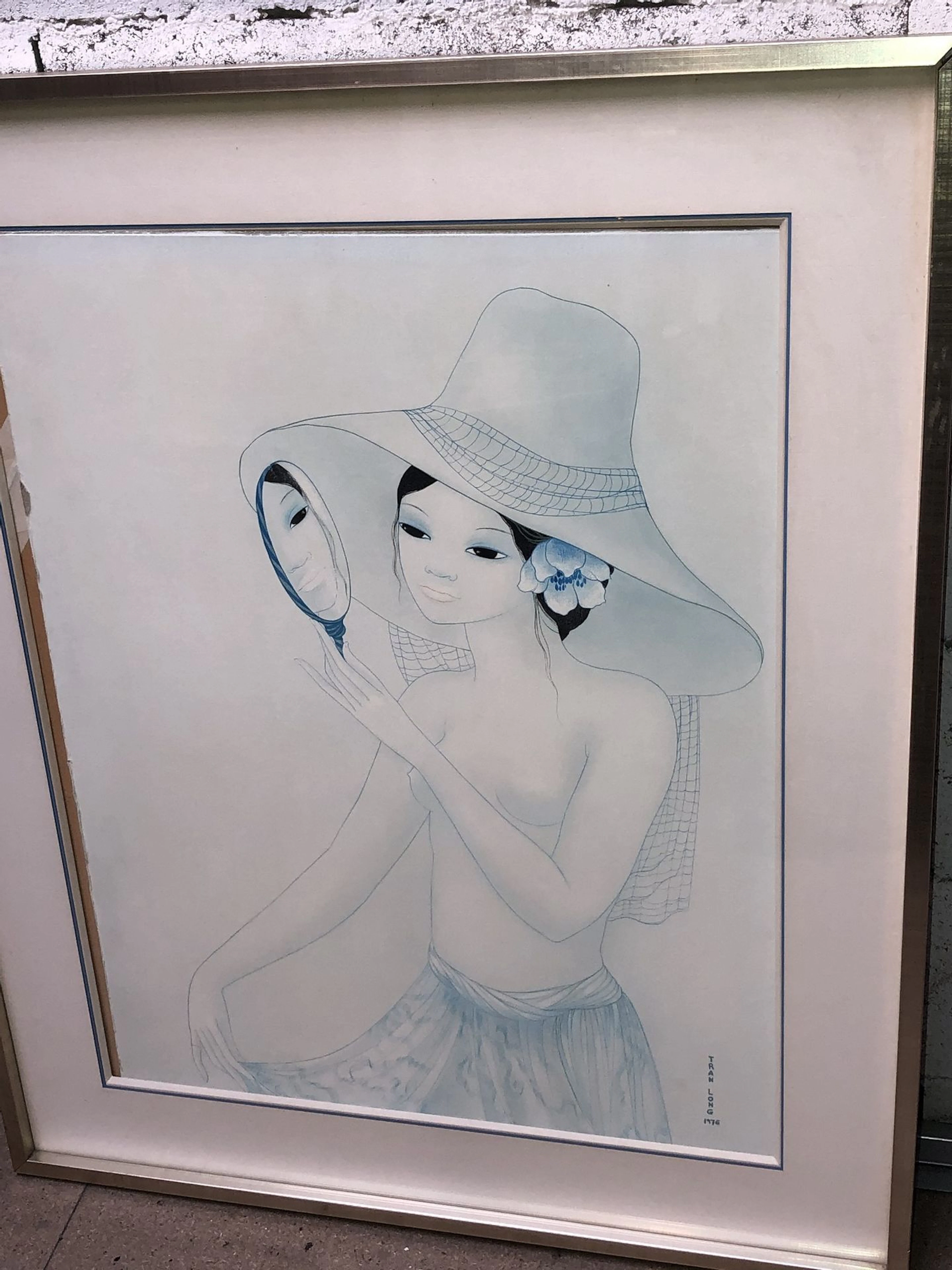 TRAN LONG (Ecole contemporaine) "Femme au... - Lot 82 - Art Richelieu