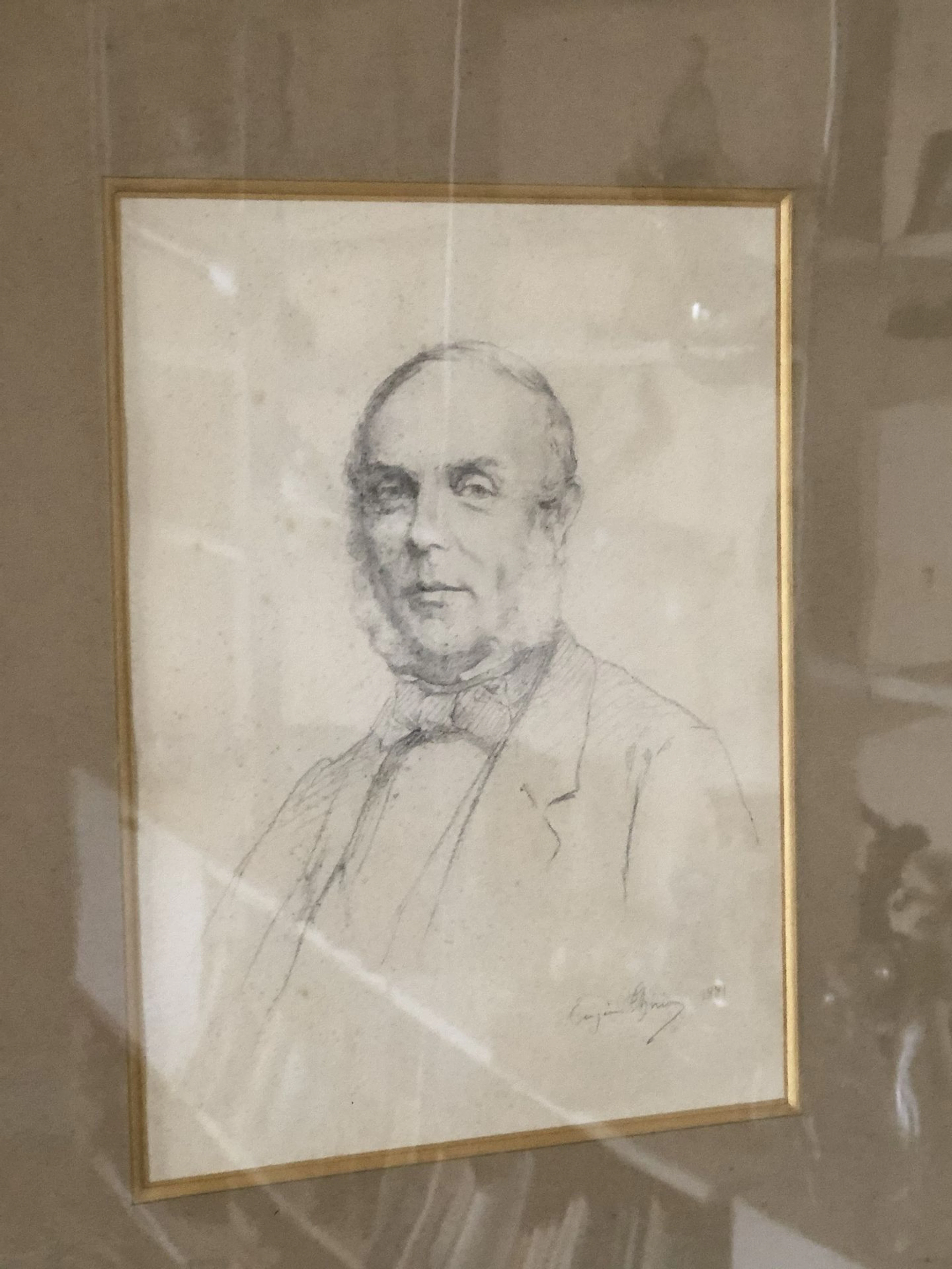 Ecole de la fin du XIXe siècle "Portrait..