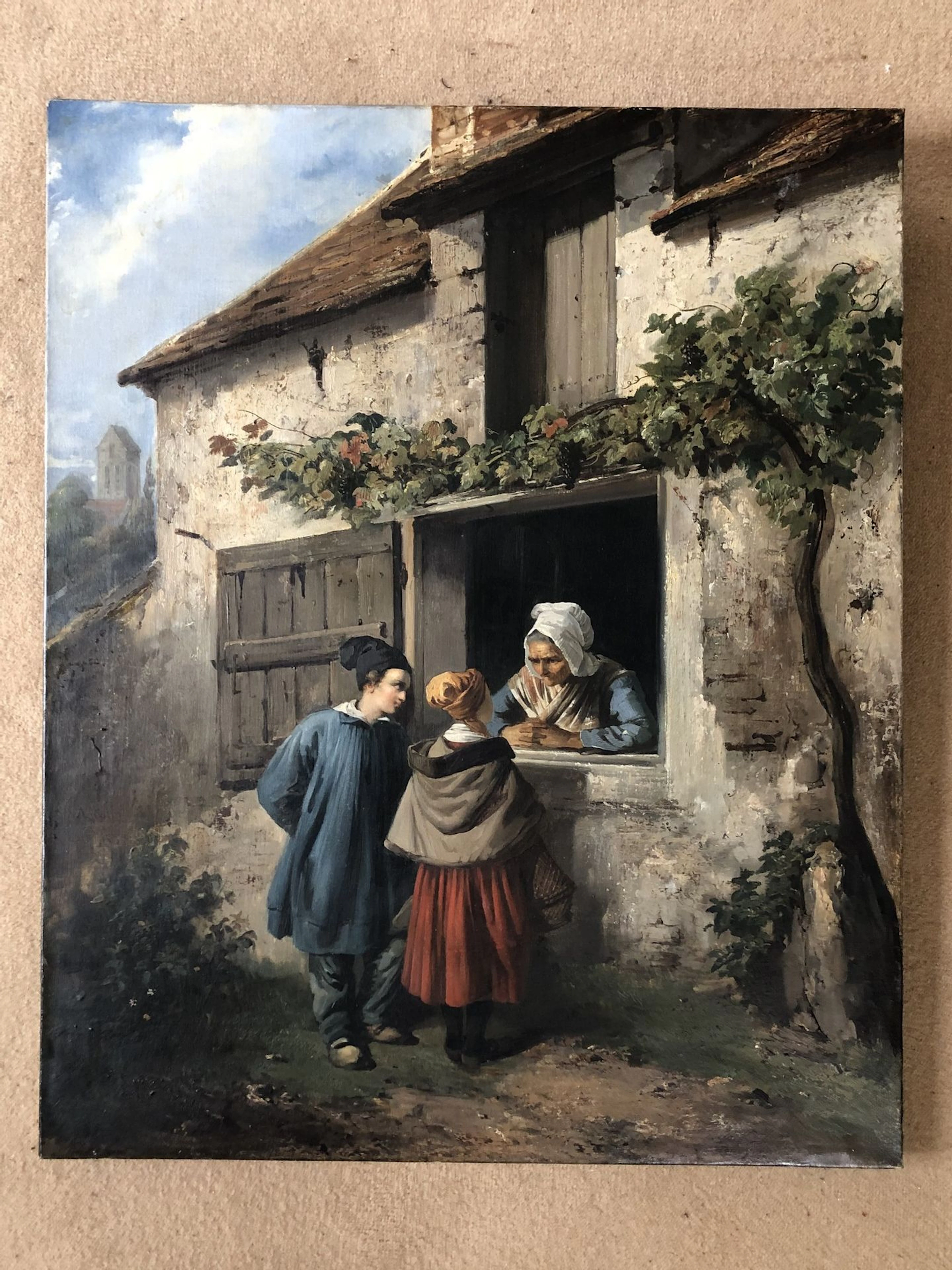 Alexandre Marie COLIN (1798-1873) "Les enfants..