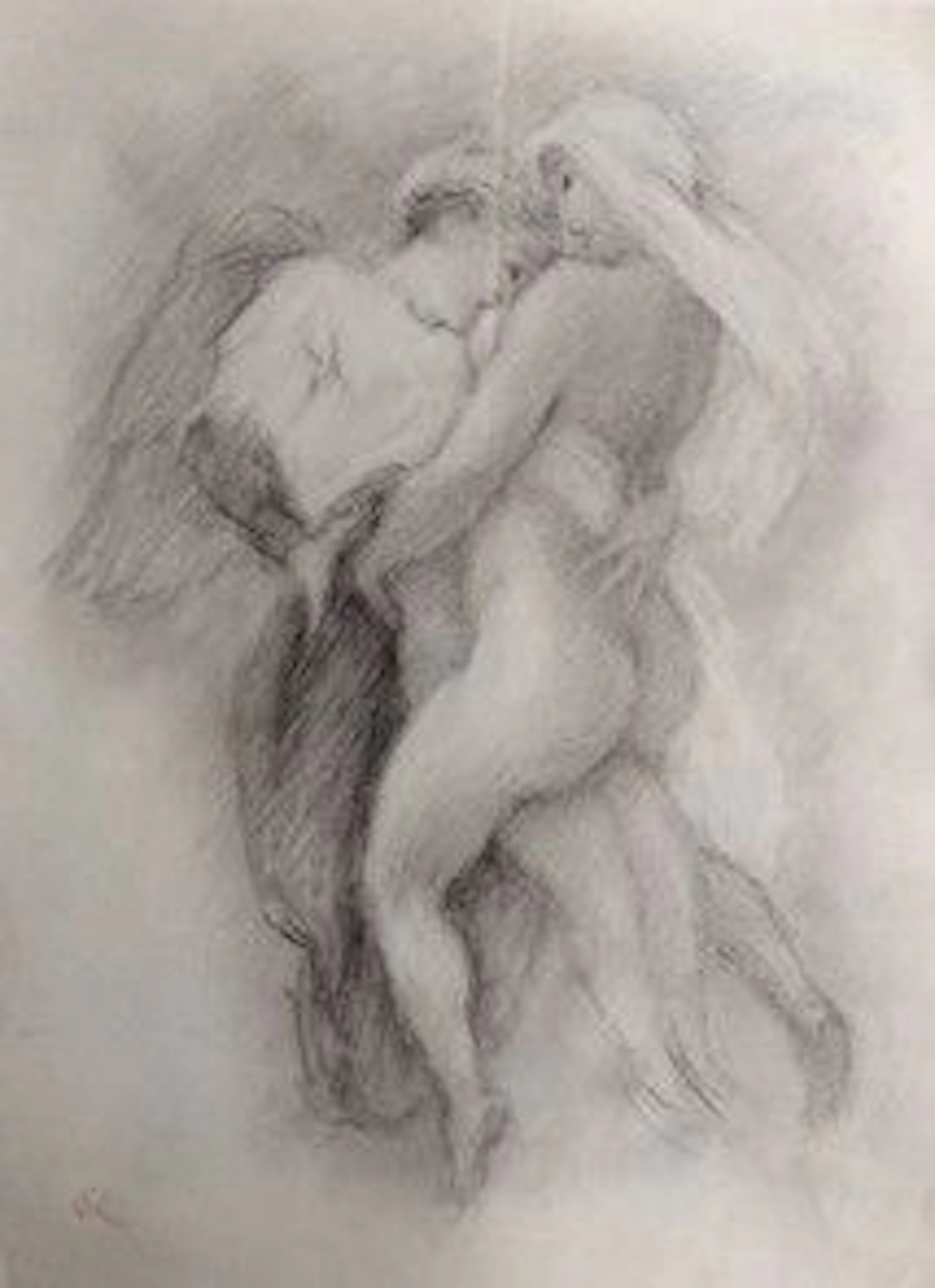 Richard GUINO (1890-1973) "Ange et nonne"..