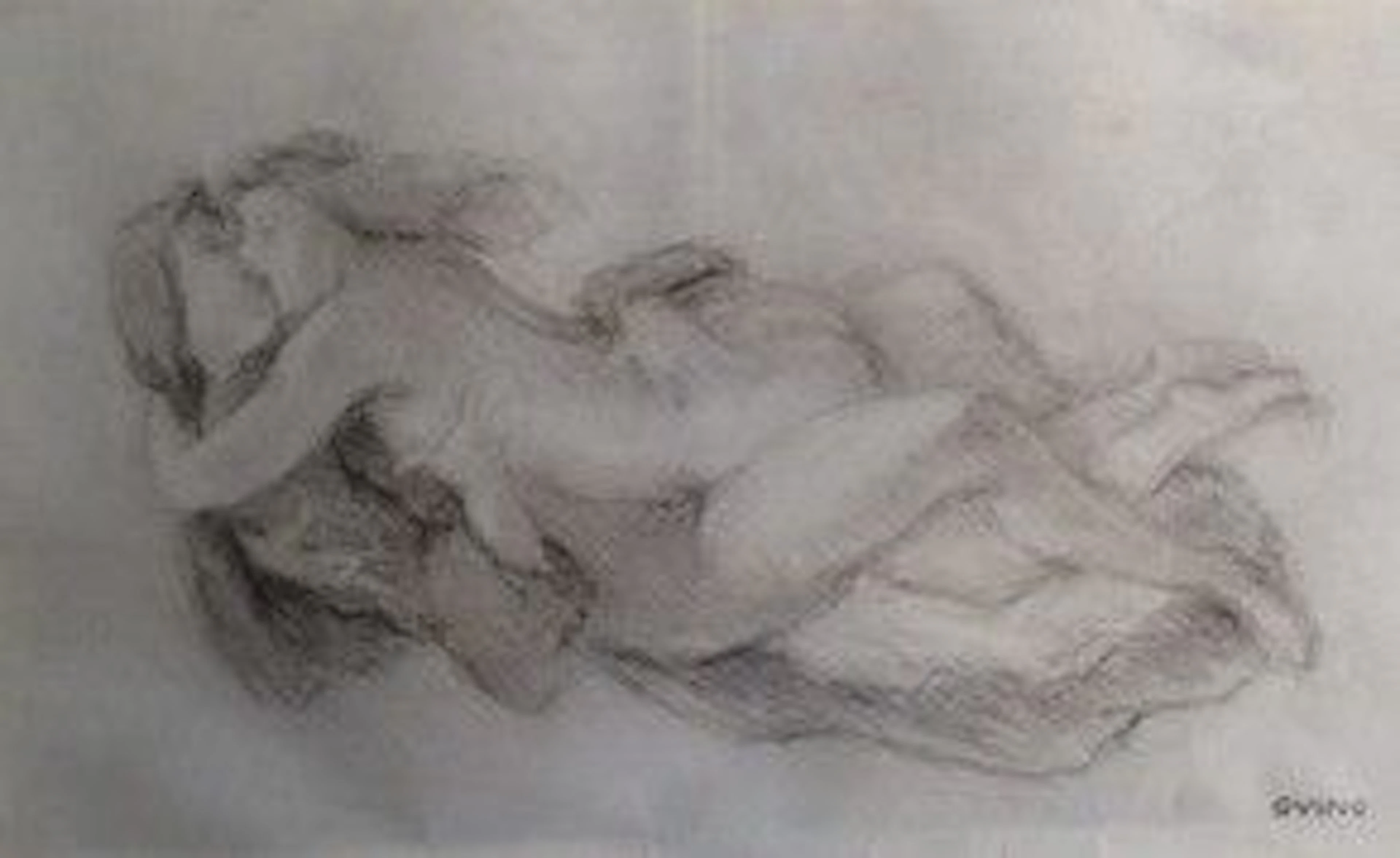 Richard GUINO (1890-1973) "Deux nonnes enlacées"..