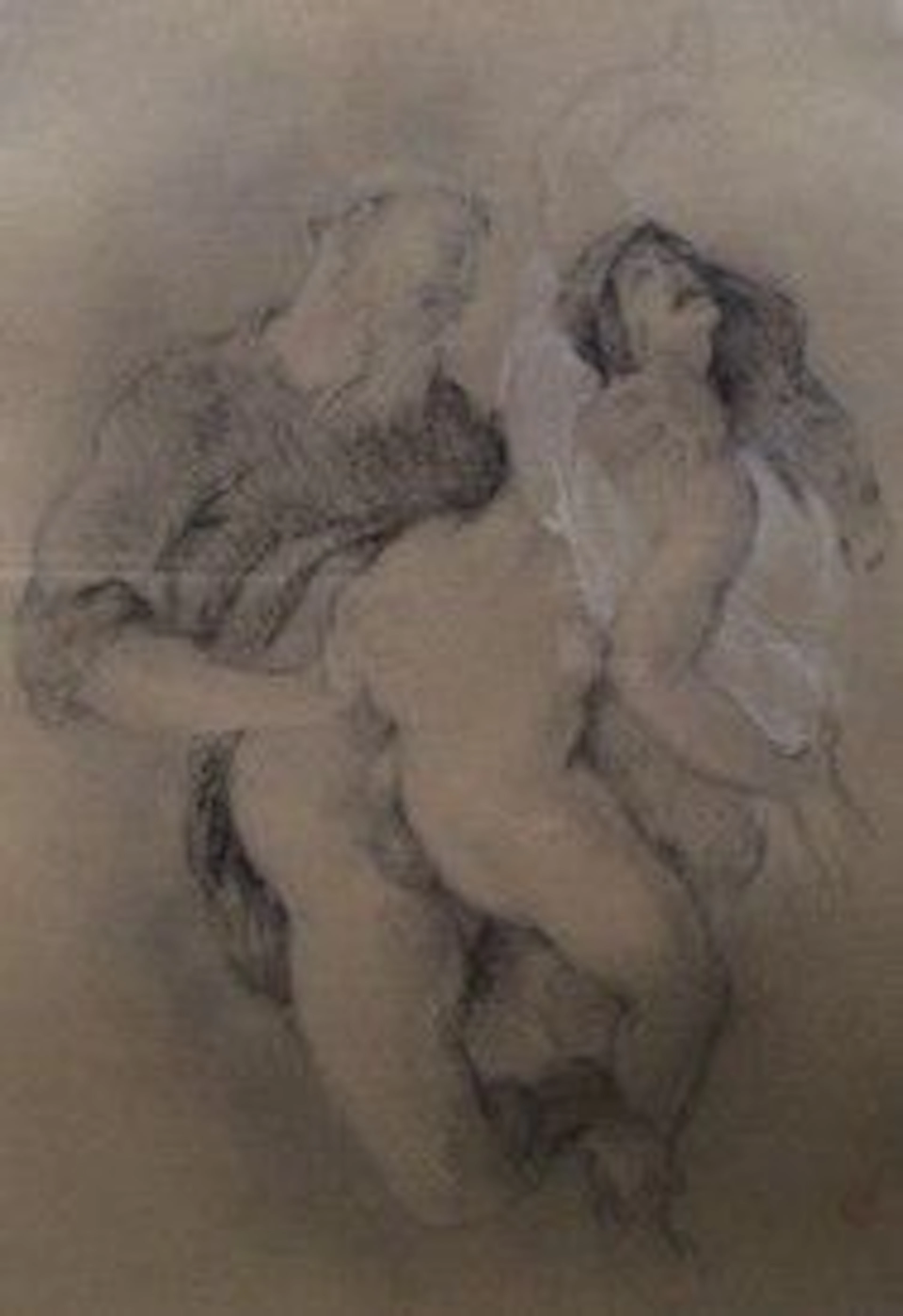 Richard GUINO (1890-1973) "Moine et servante"..