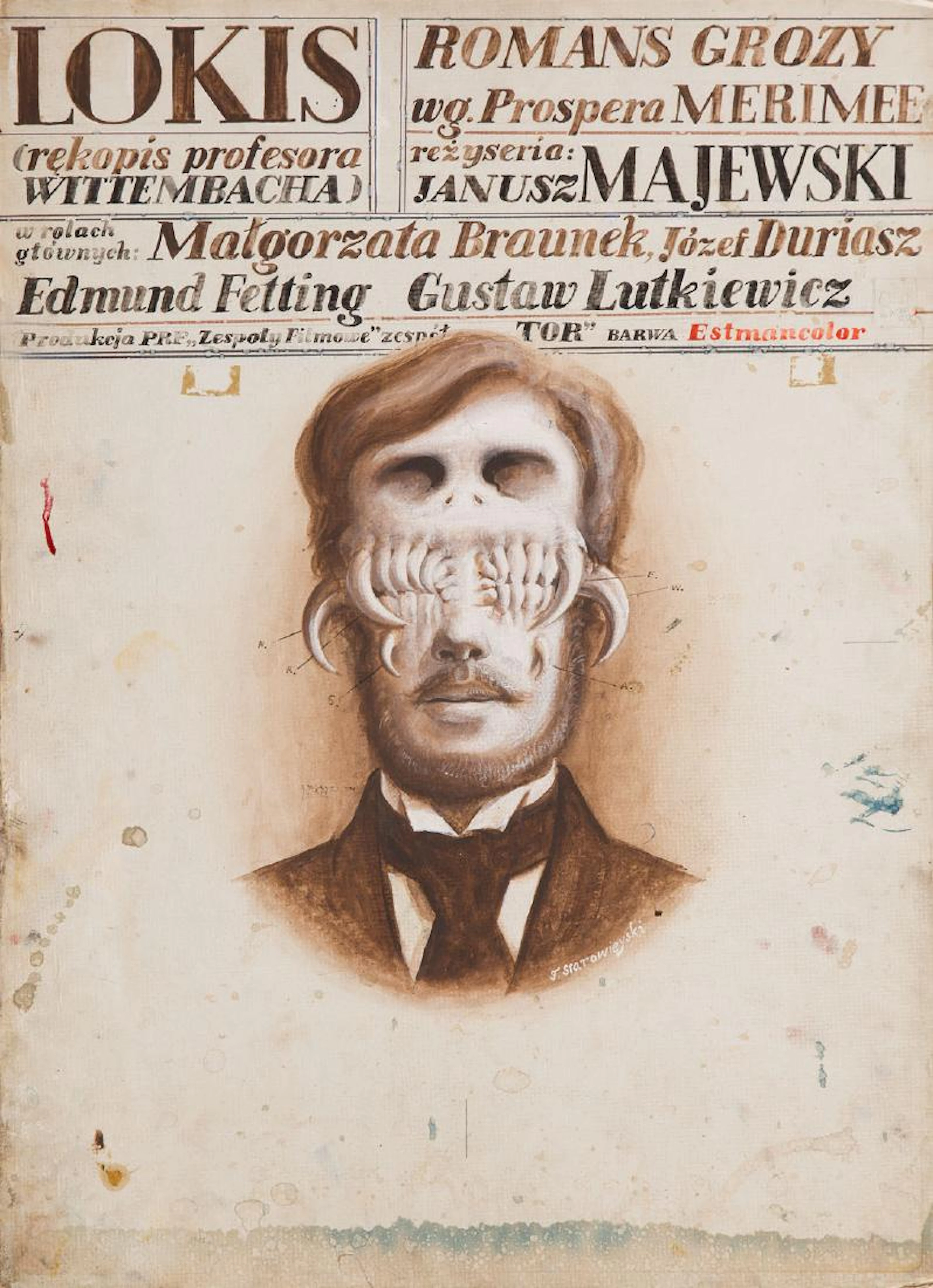 Franciszek Starowieyski (1930 - 2009) Lokis, poster
