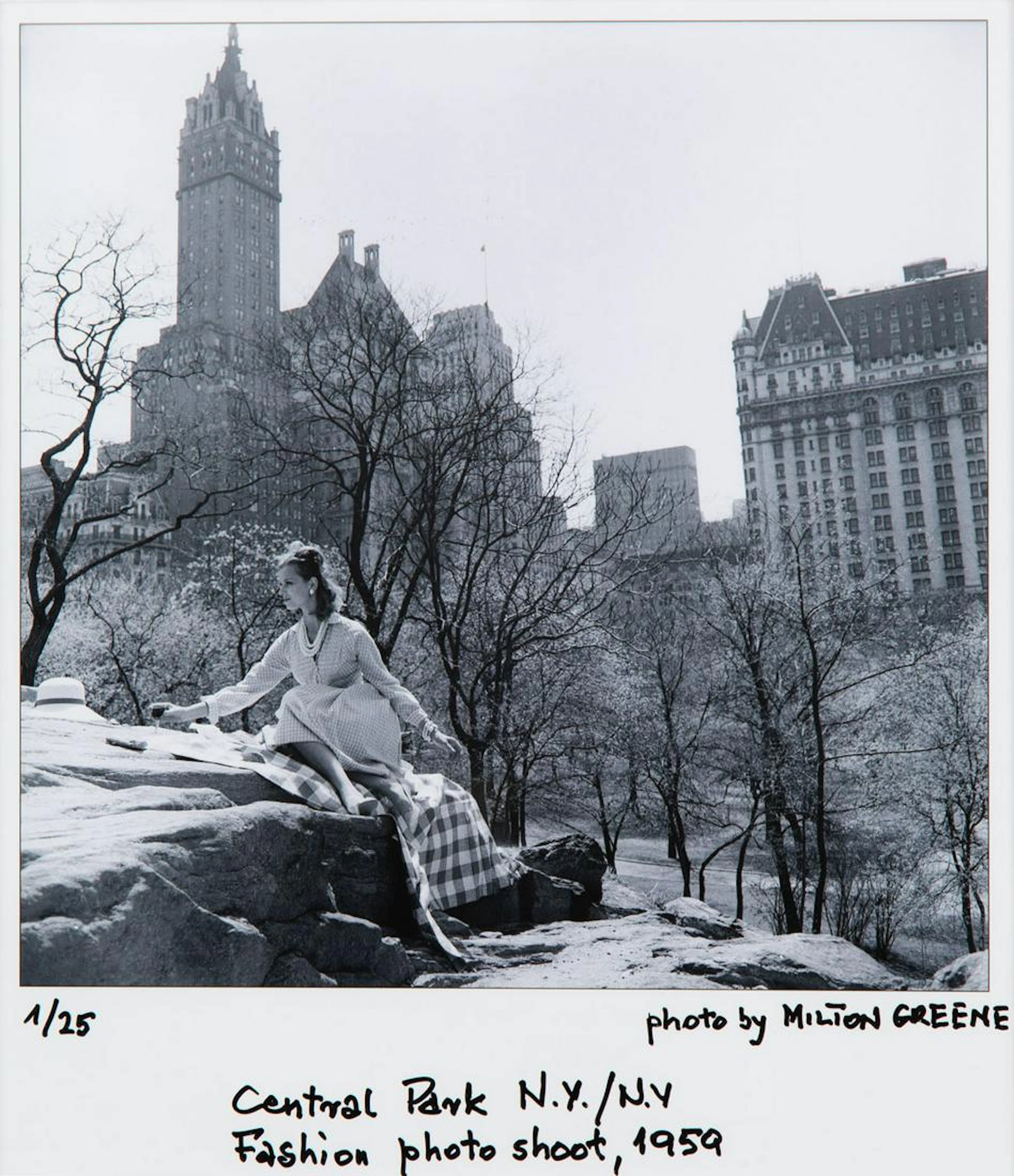 Milton H. Greene (1922 - 1985) "Central Park",