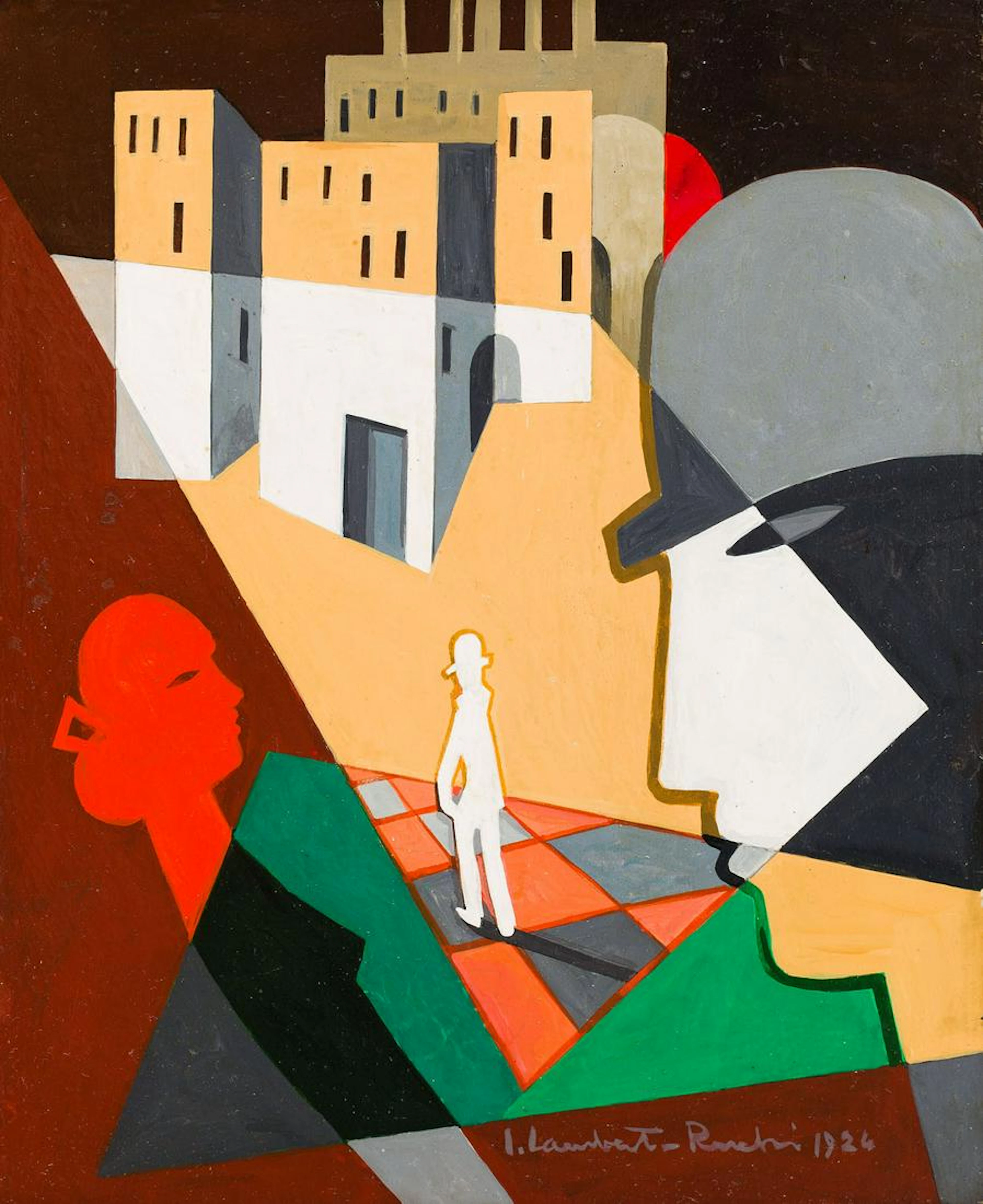 Jean Lambert-Rucki (1888 - 1967), "Street", 1924,